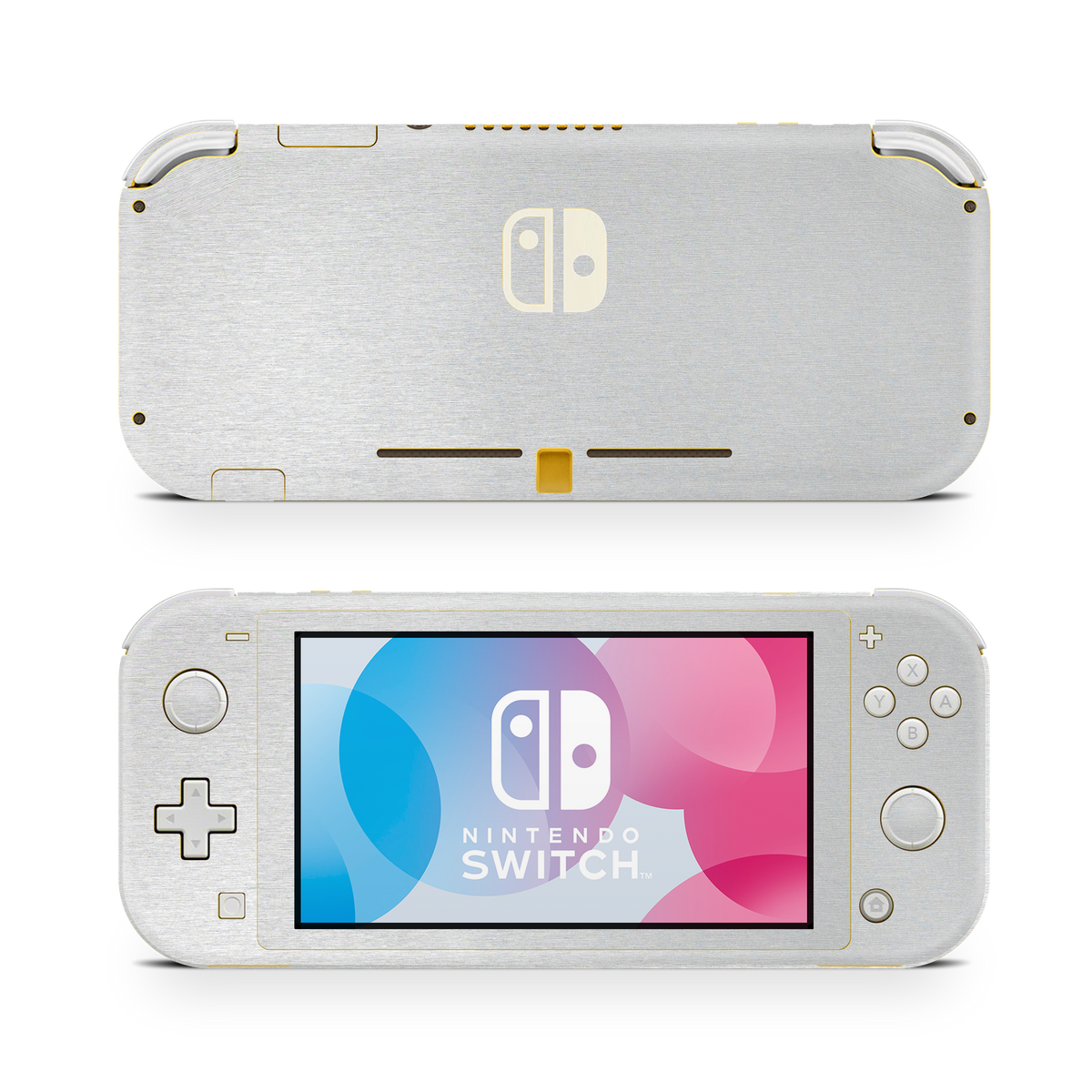 Nintendo Switch Lite Premium Brushed Aluminum Skin Wrap Cover