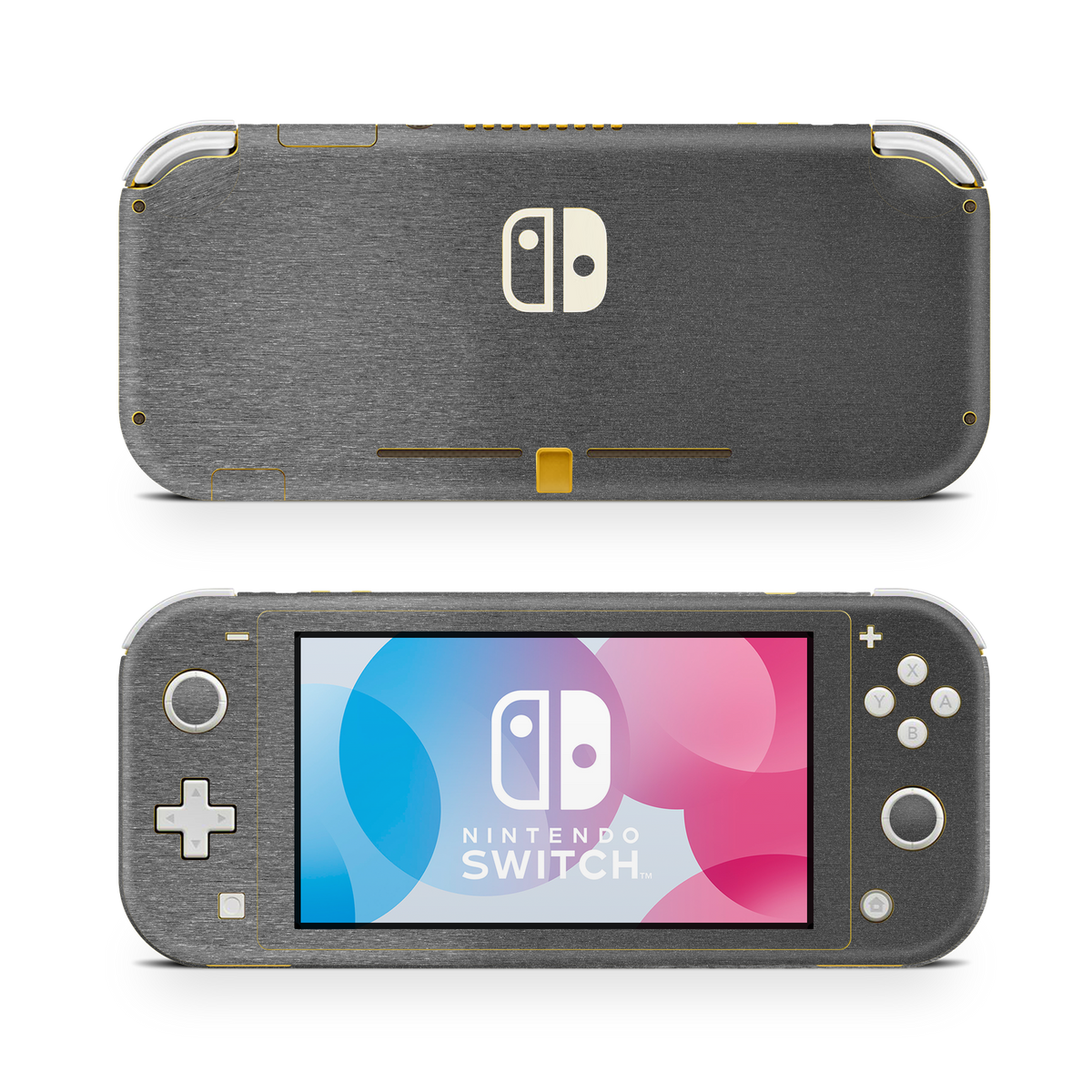 Nintendo Switch Lite Premium Brushed Black Skin Wrap Cover