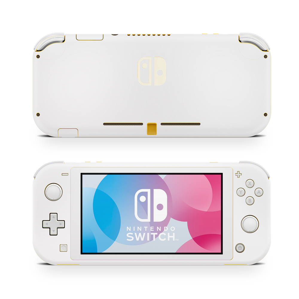 Nintendo Switch Lite Premium Satin White Skin Wrap Cover