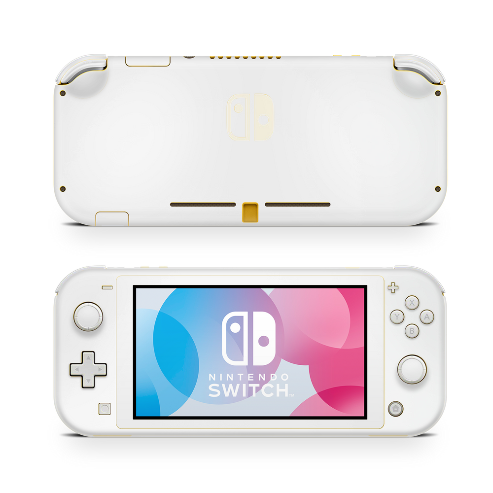 Nintendo Switch Lite Satin White Skin Wrap Cover
