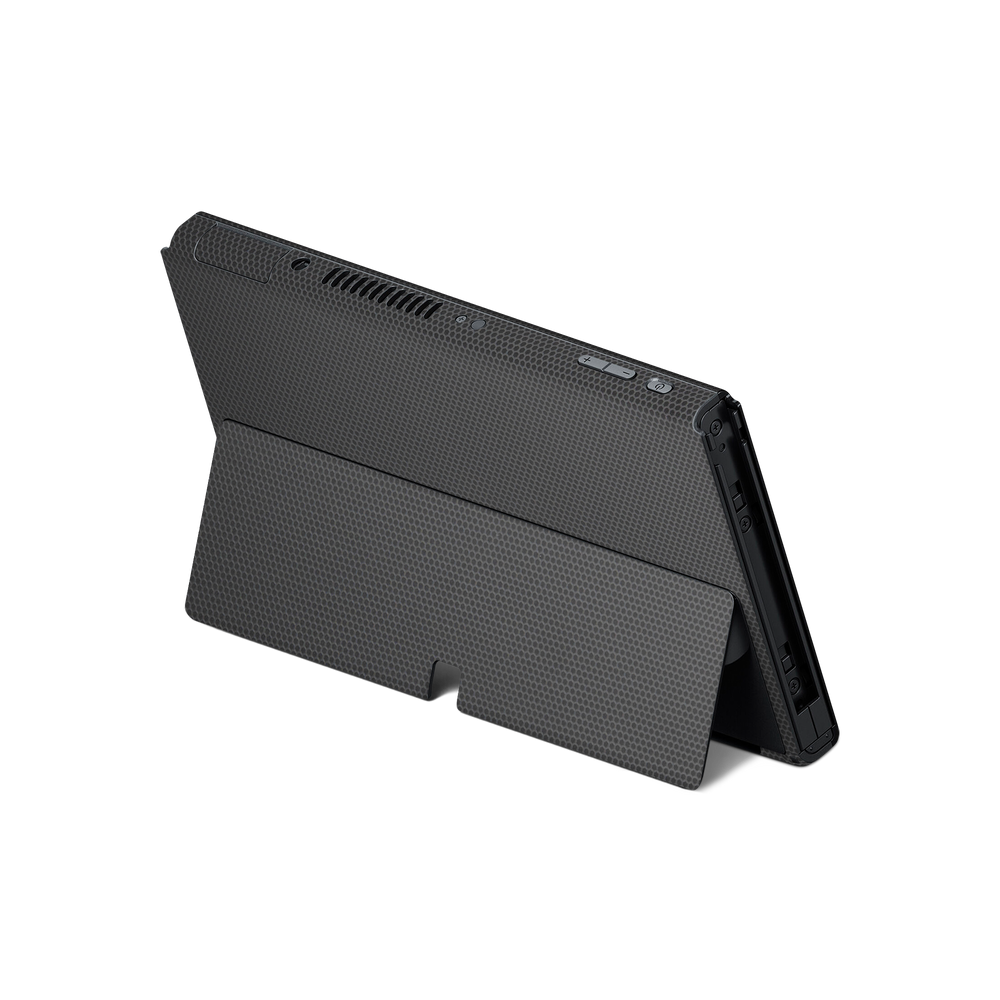 Nintendo Switch Oled Back Essentials Premium Black Matrix Skin Wrap Cover