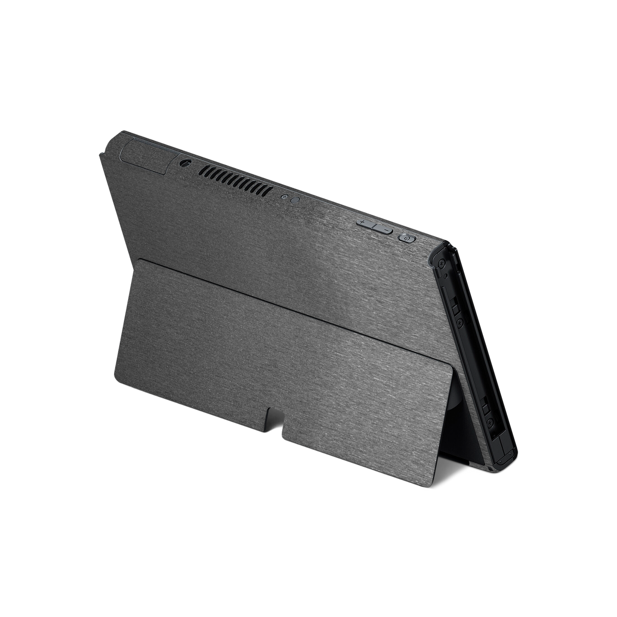 Nintendo Switch Oled Back Essentials Premium Brushed Black Skin Wrap Cover