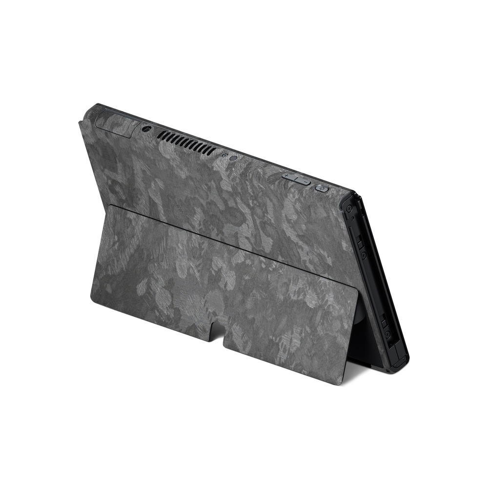 Nintendo Switch Oled Back Essentials Premium Forged Carbon Skin Wrap Cover