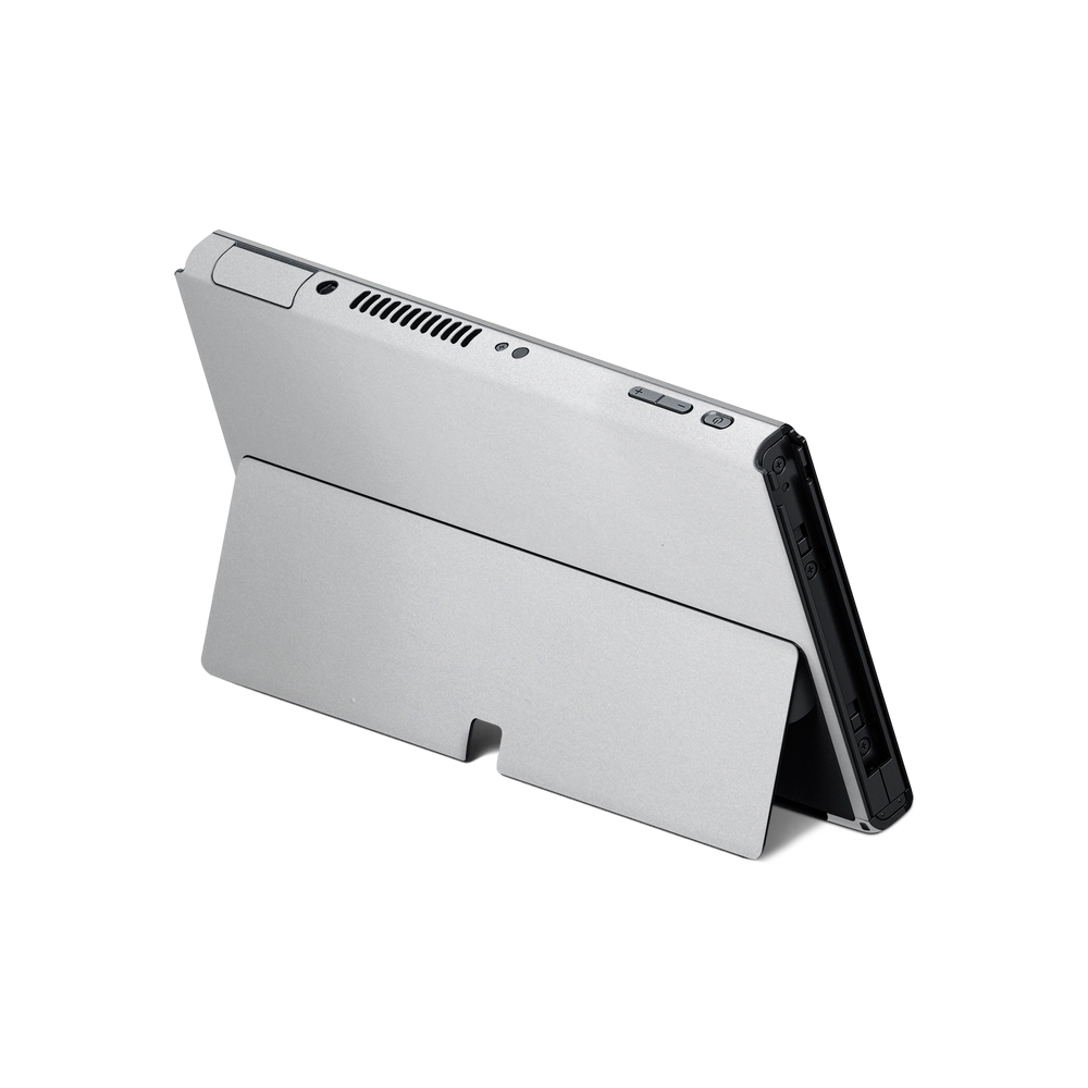Nintendo Switch Oled Back Essentials Premium Satin Aluminum Skin Wrap Cover