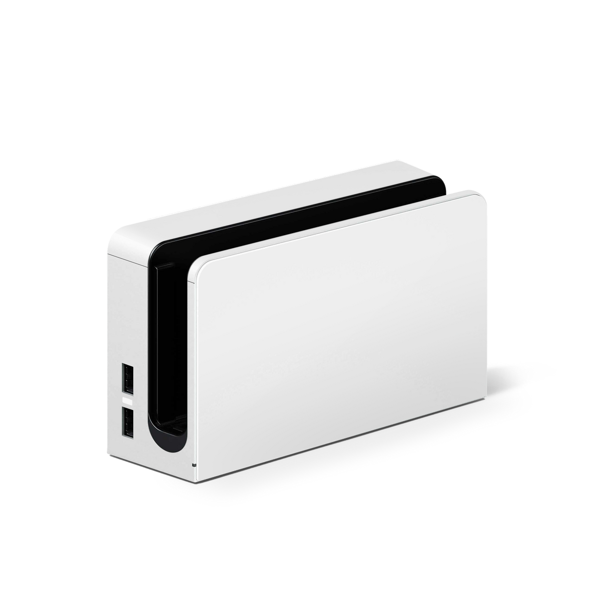 Nintendo Switch Oled Dock Premium Satin White Skin Wrap Cover