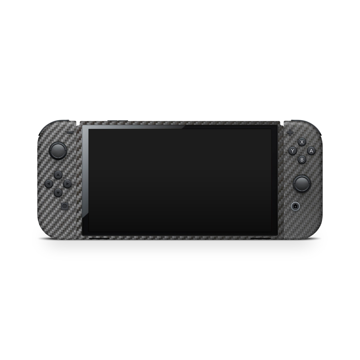 Nintendo Switch Oled Essentials Premium Black Carbon Fiber Skin Wrap Cover