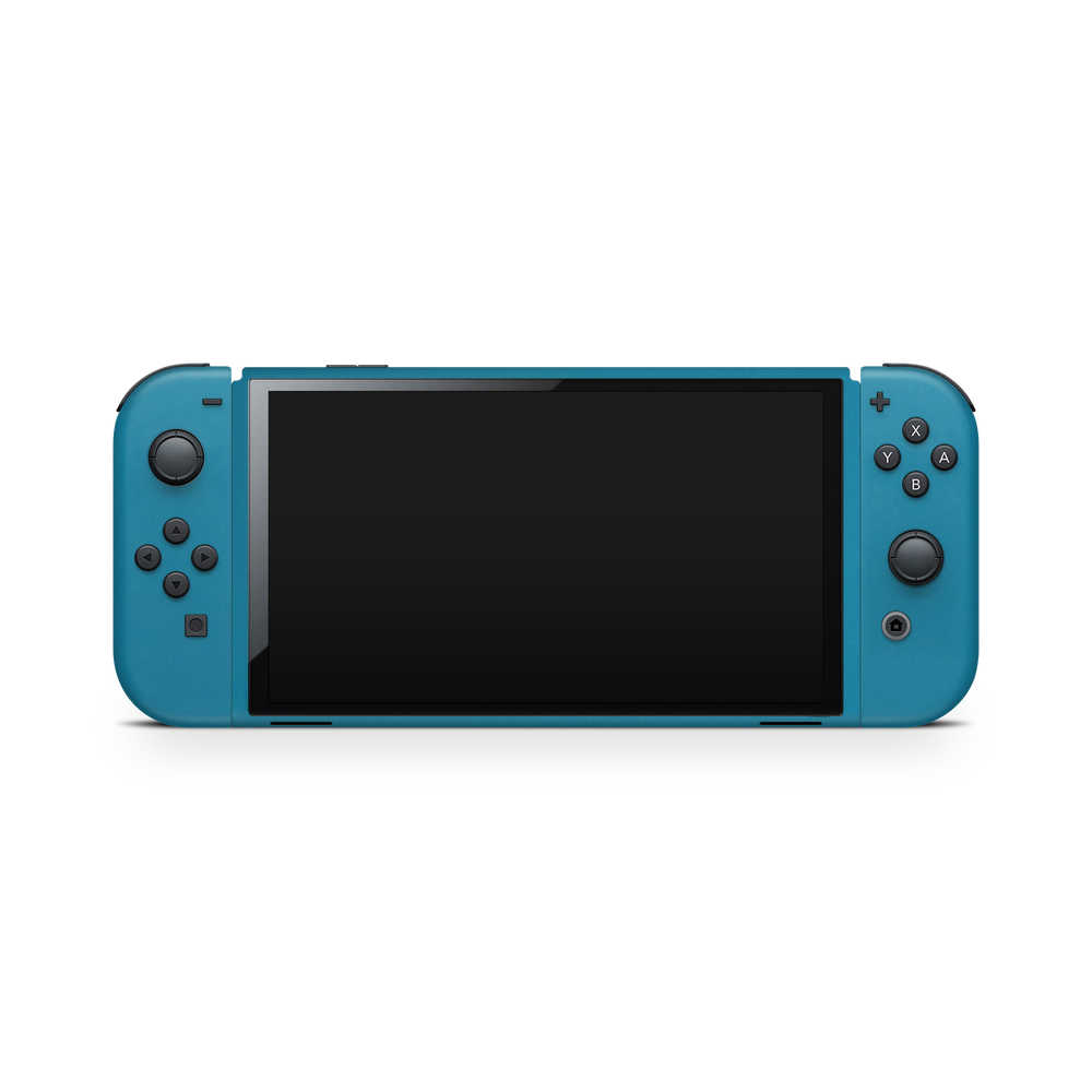 Nintendo Switch Oled Essentials Premium Satin Ocean Shimmer Skin Wrap Cover
