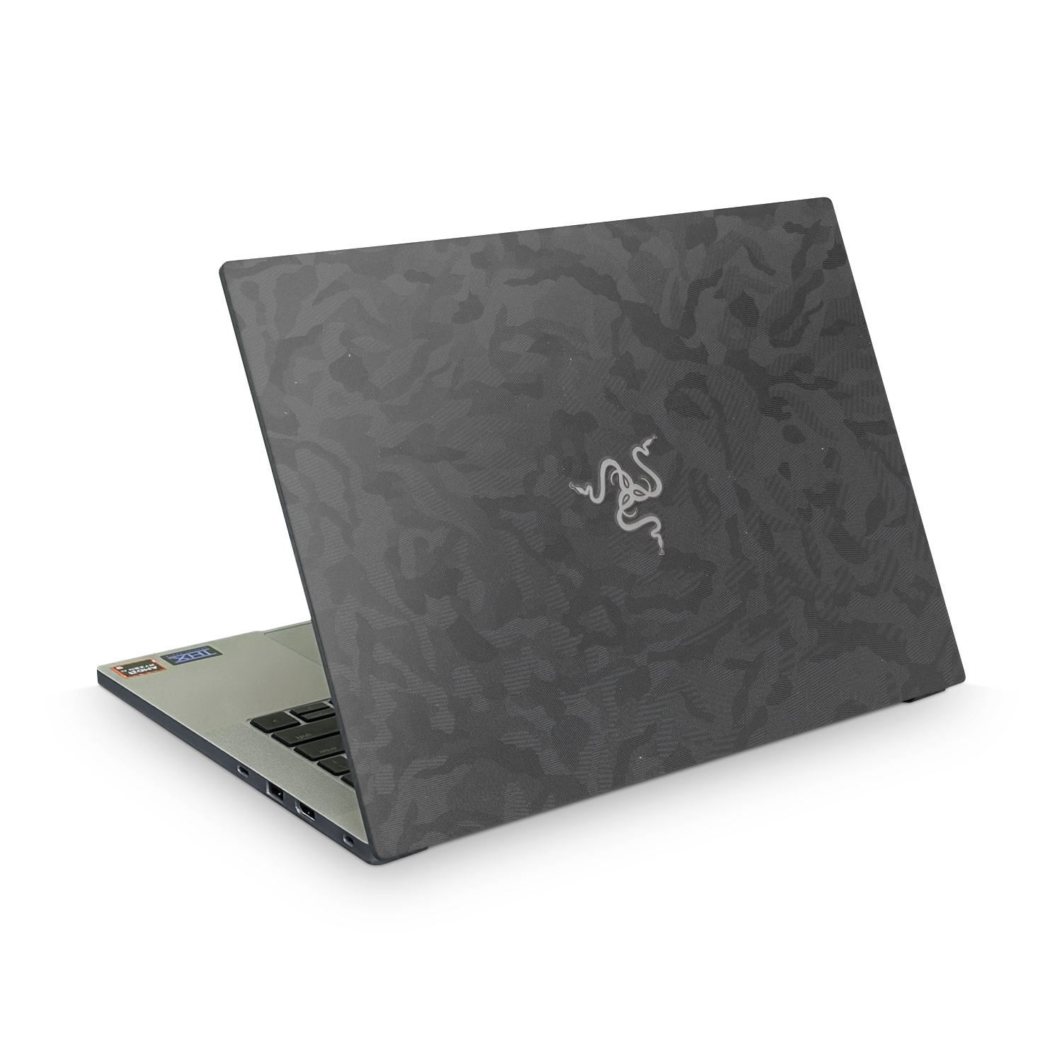 Razer Blade 14 2025 Essentials Black Camo Skin Wrap Cover