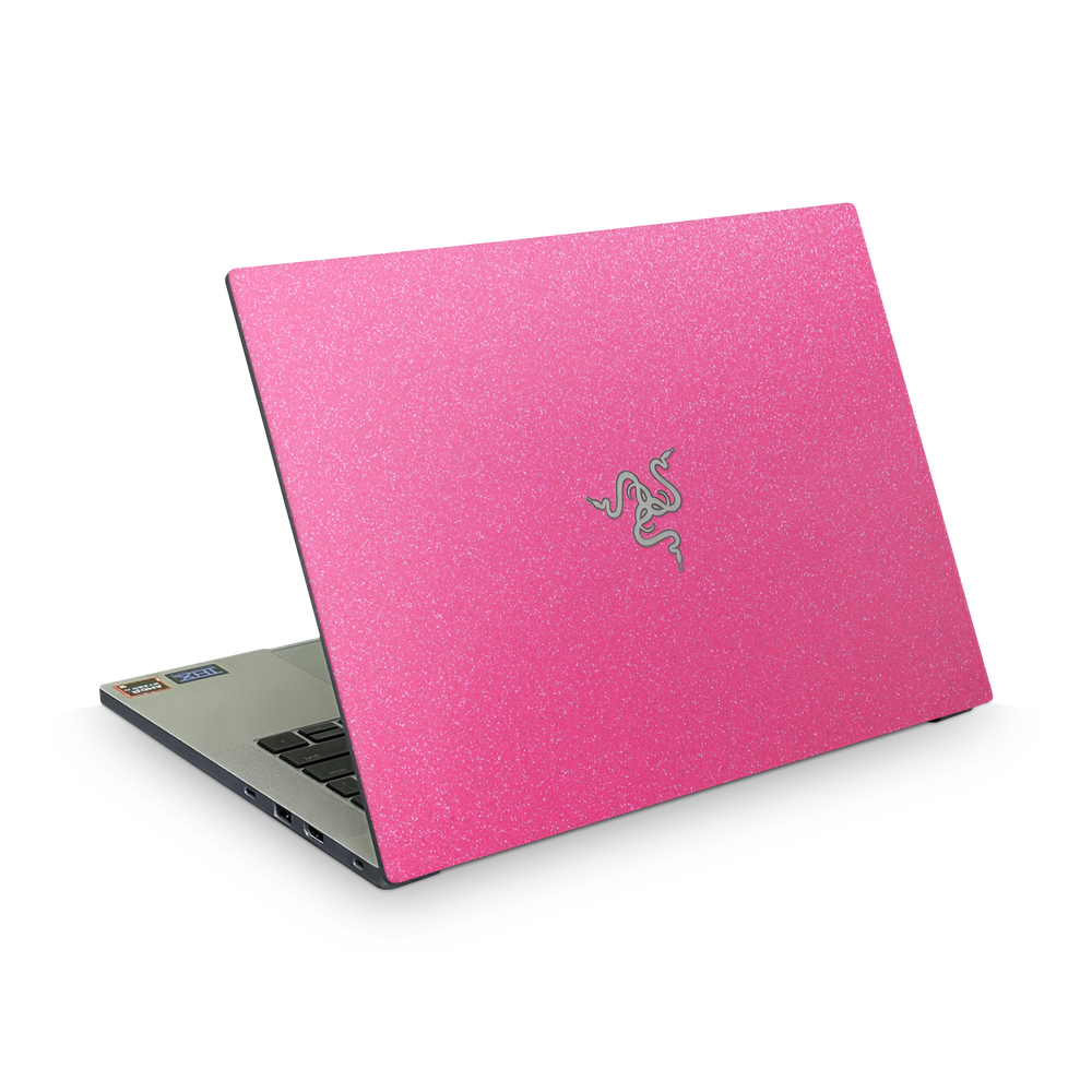 Razer Blade 14 2025 Essentials Pink Glitterbomb Skin Wrap Cover
