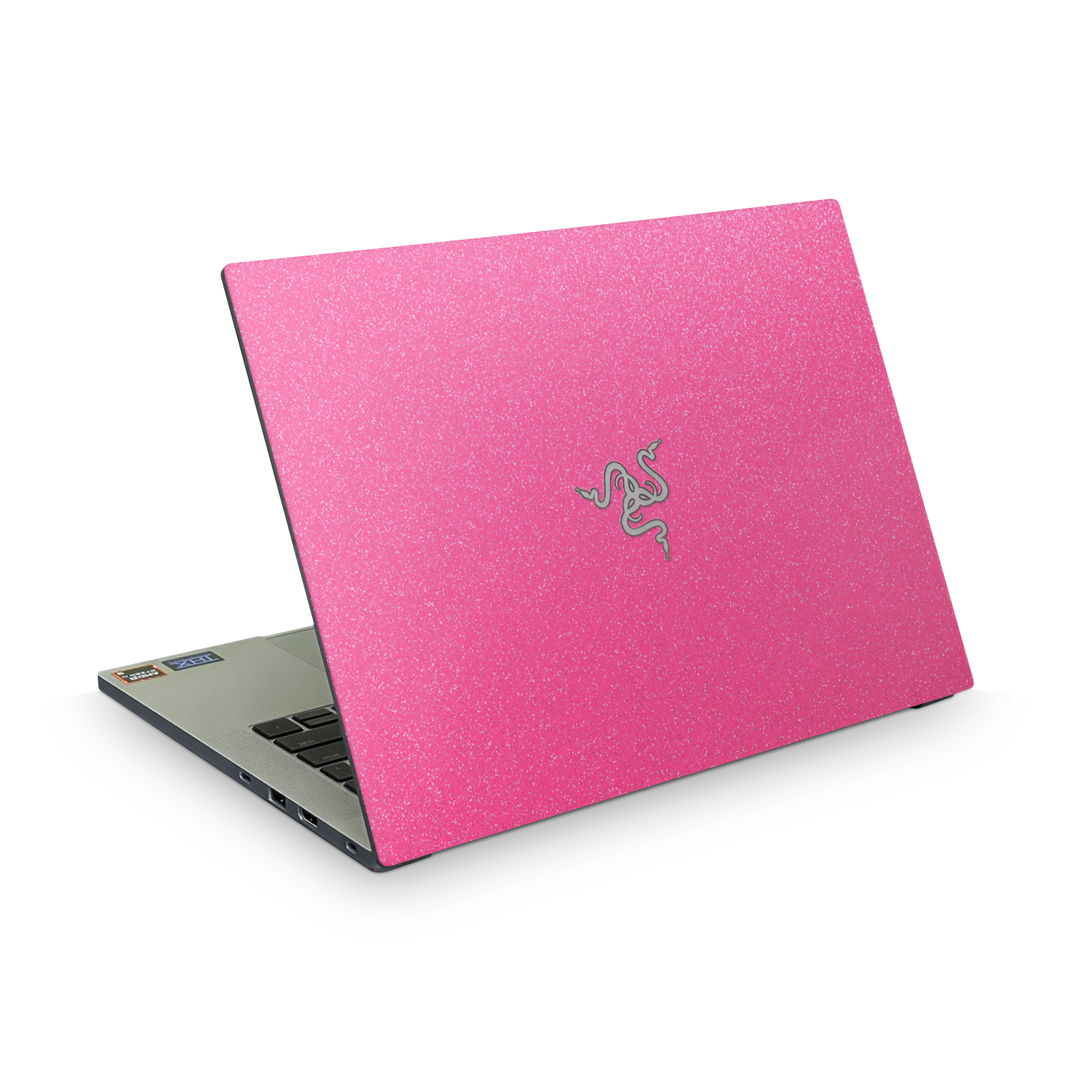 Razer Blade 14 2025 Essentials Pink Glitterbomb Skin Wrap Cover