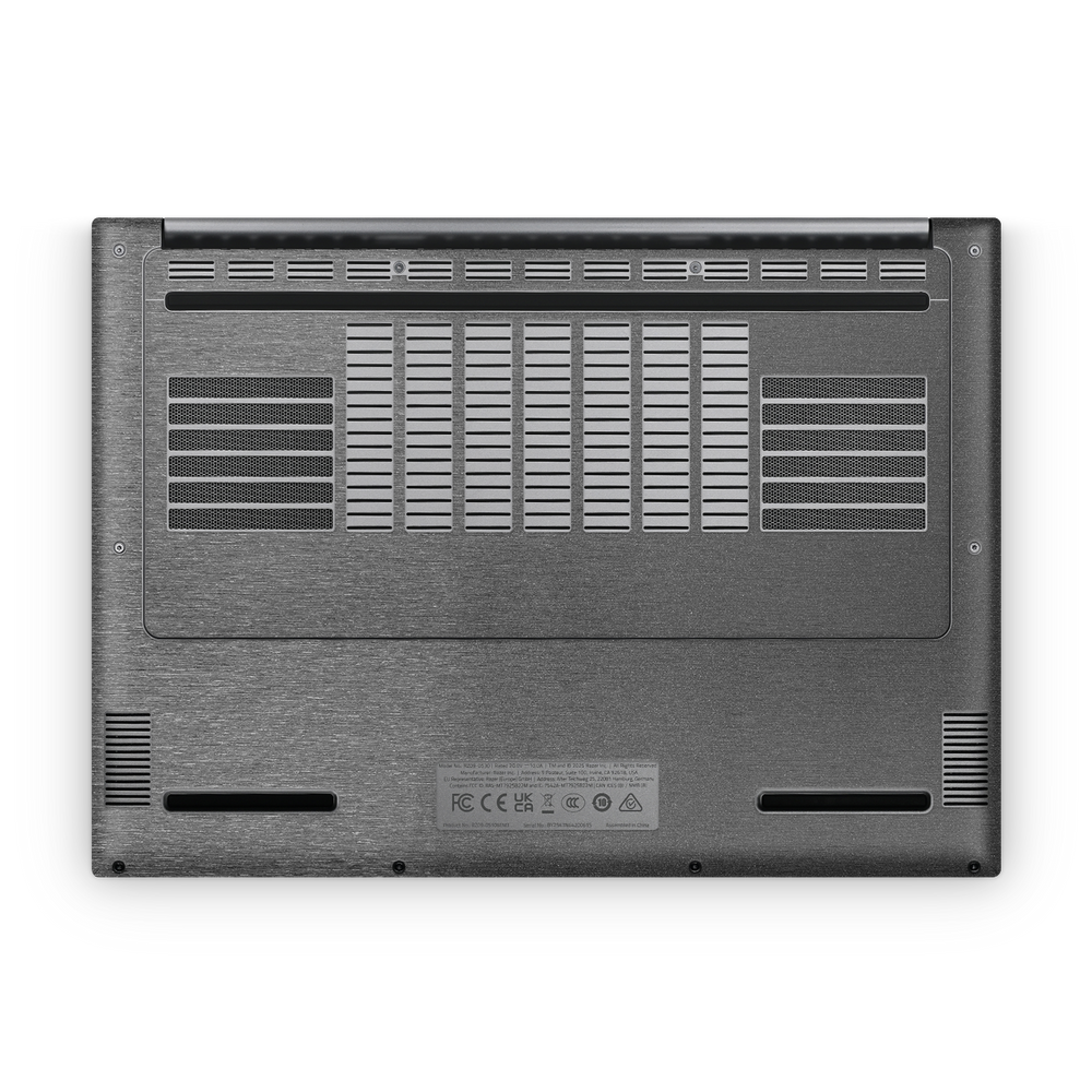 Razer Blade 14 2025 Professional Bottom Brushed Black Skin Wrap Cover