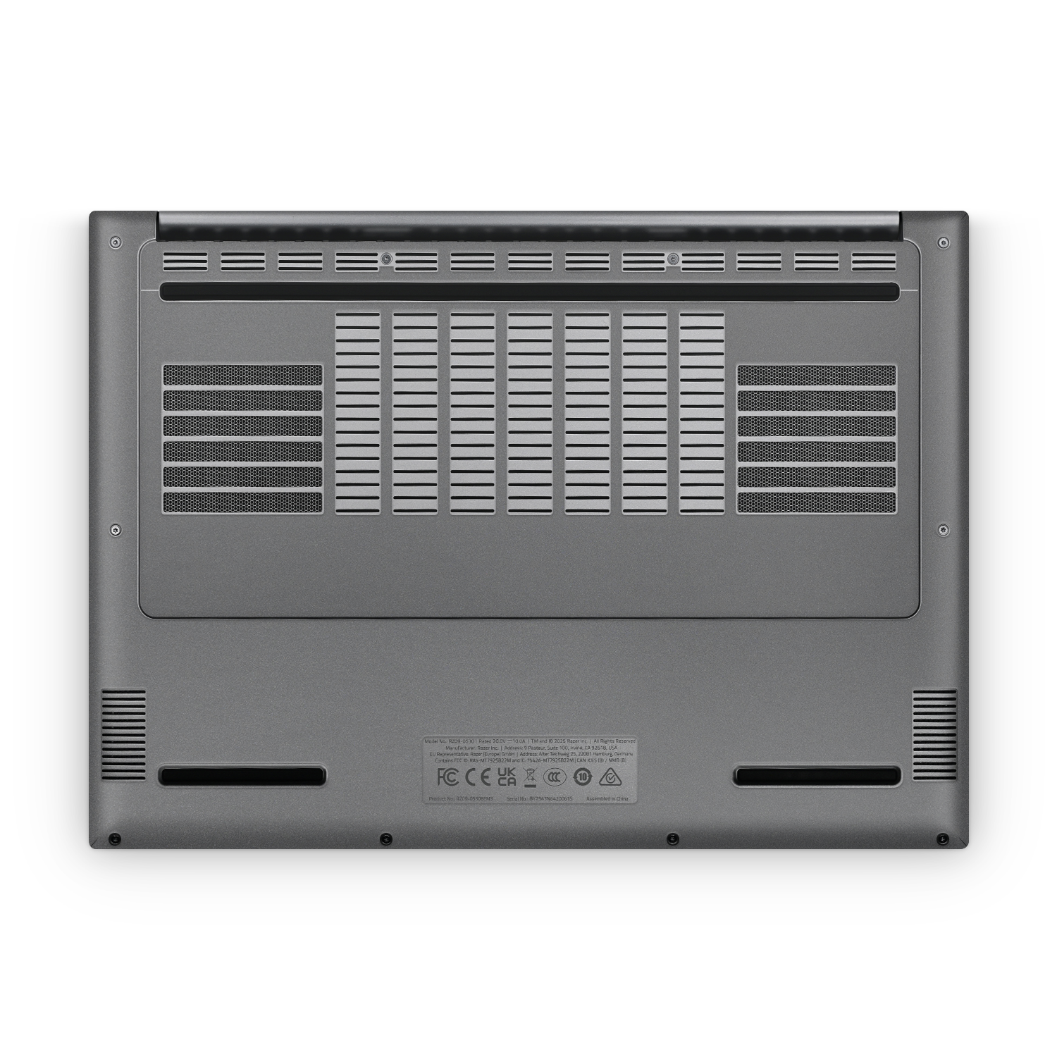 Razer Blade 14 2025 Professional Bottom Charcoal Grey Skin Wrap Cover