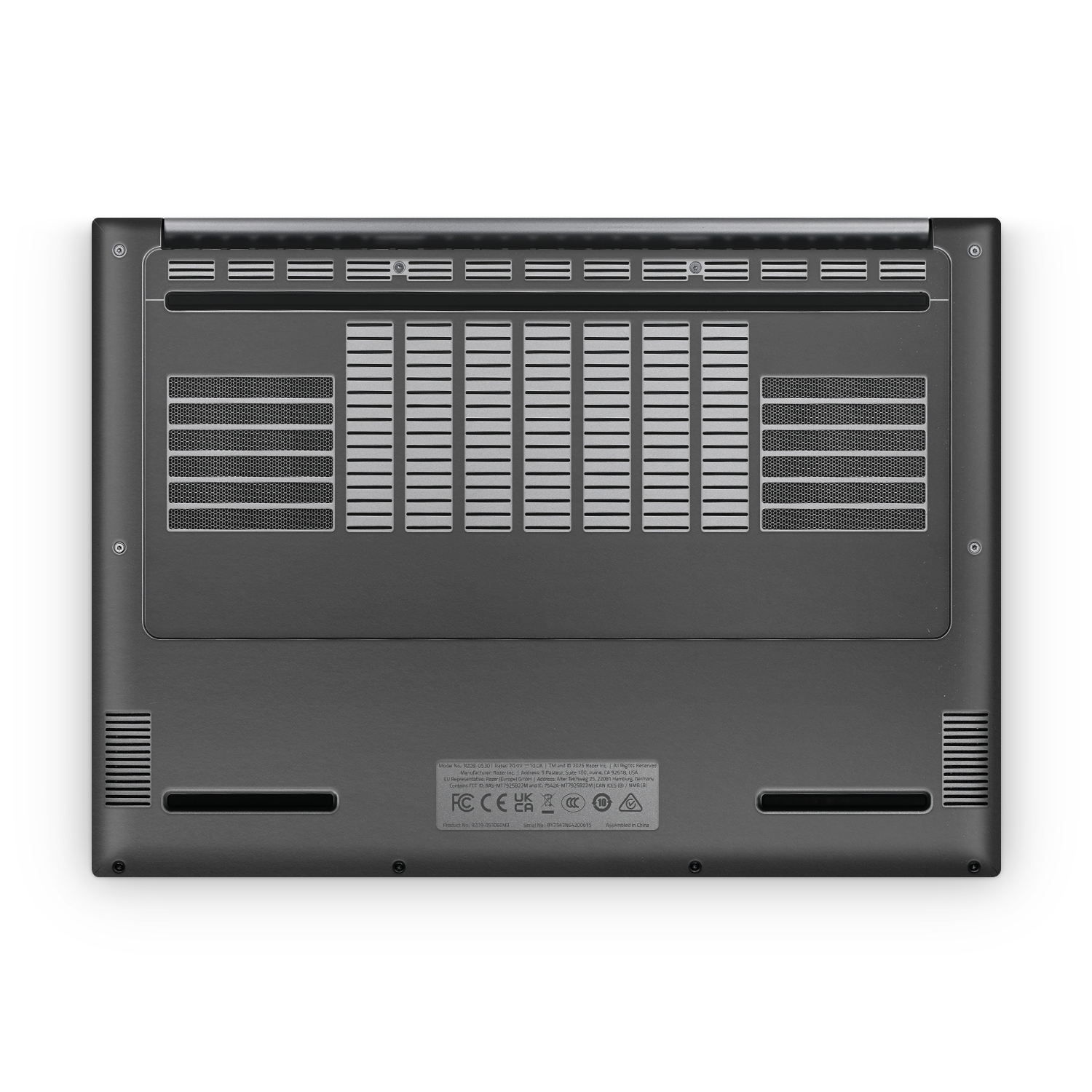 Razer Blade 14 2025 Professional Bottom Matte Black Skin Wrap Cover