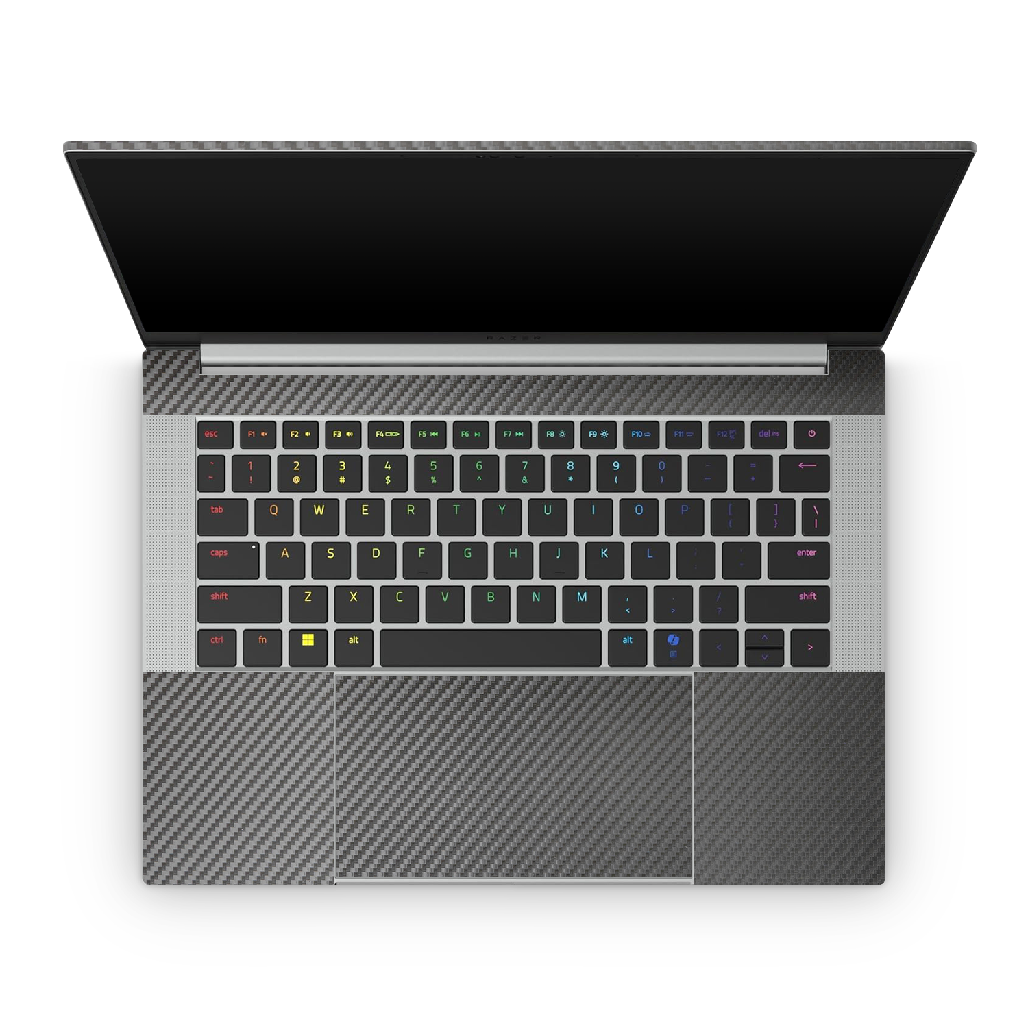Razer Blade 14 2025 Professional Interior Black Carbon Fiber Skin Wrap Cover