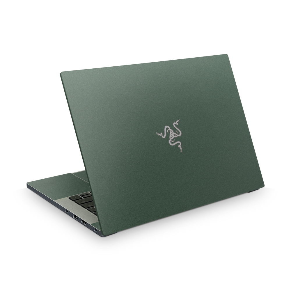 Razer Blade 14 2025 Professional Matte Green Metallic Skin Wrap Cover