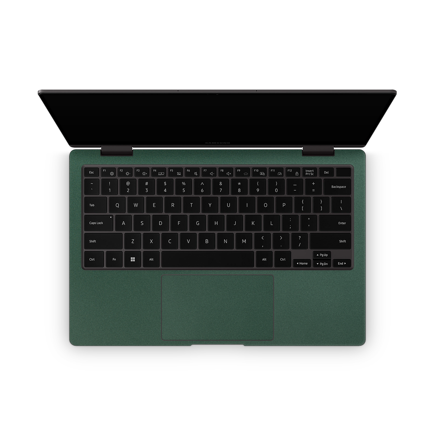 Samsung Galaxy Book2 13" 360 2022 Professional Interior Matte Green Metallic Skin Wrap Cover