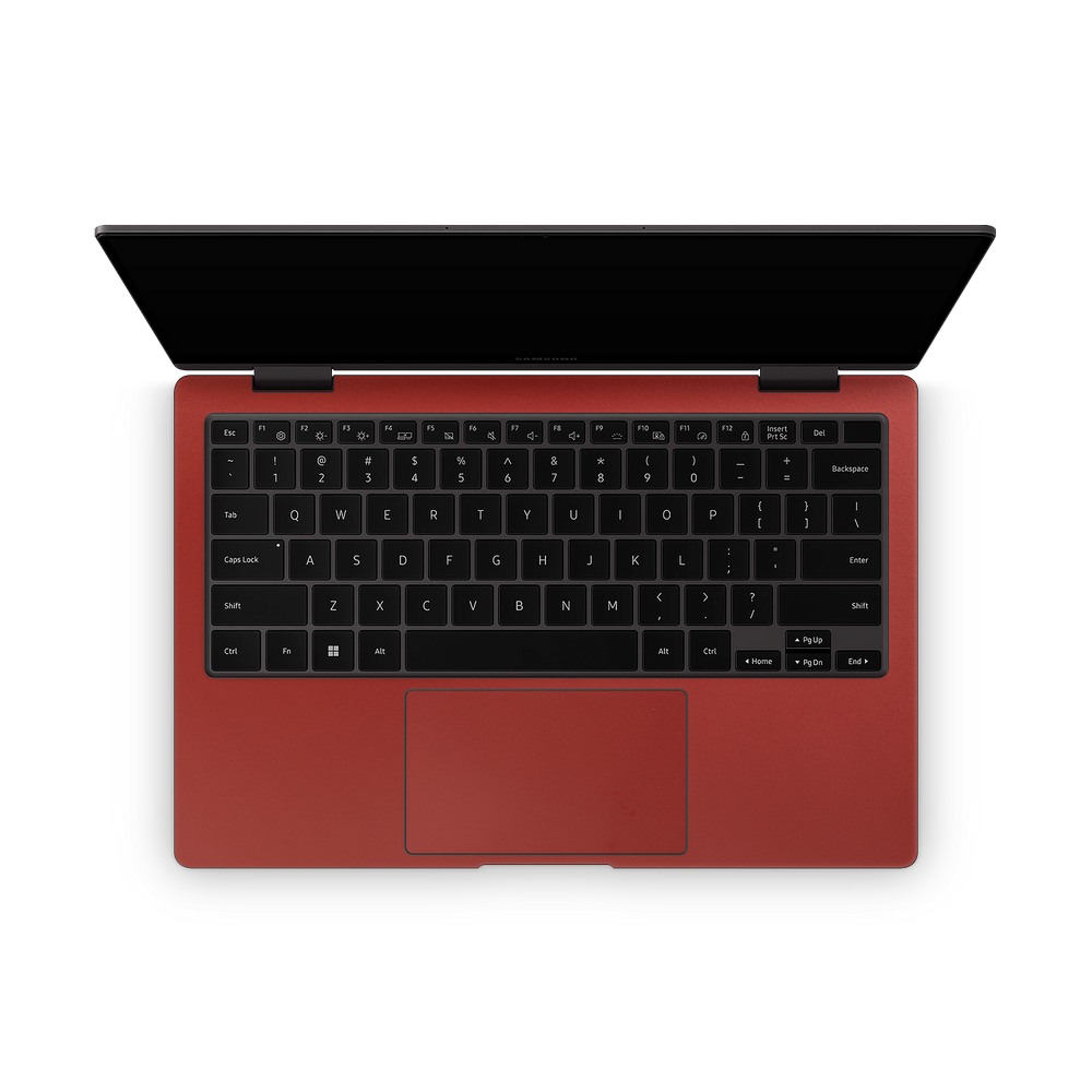 Samsung Galaxy Book2 13" 360 2022 Professional Interior Vampire Red Skin Wrap Cover