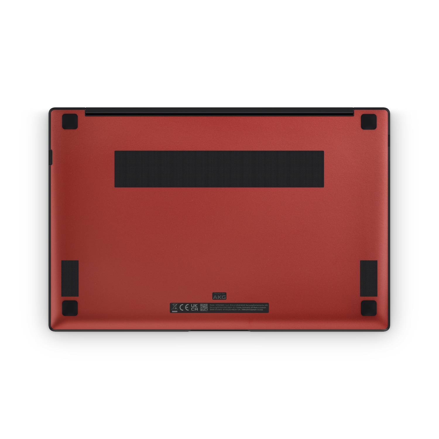 Samsung Galaxy Book2 Pro 13" 2022 Professional Bottom Vampire Red Skin Wrap Cover