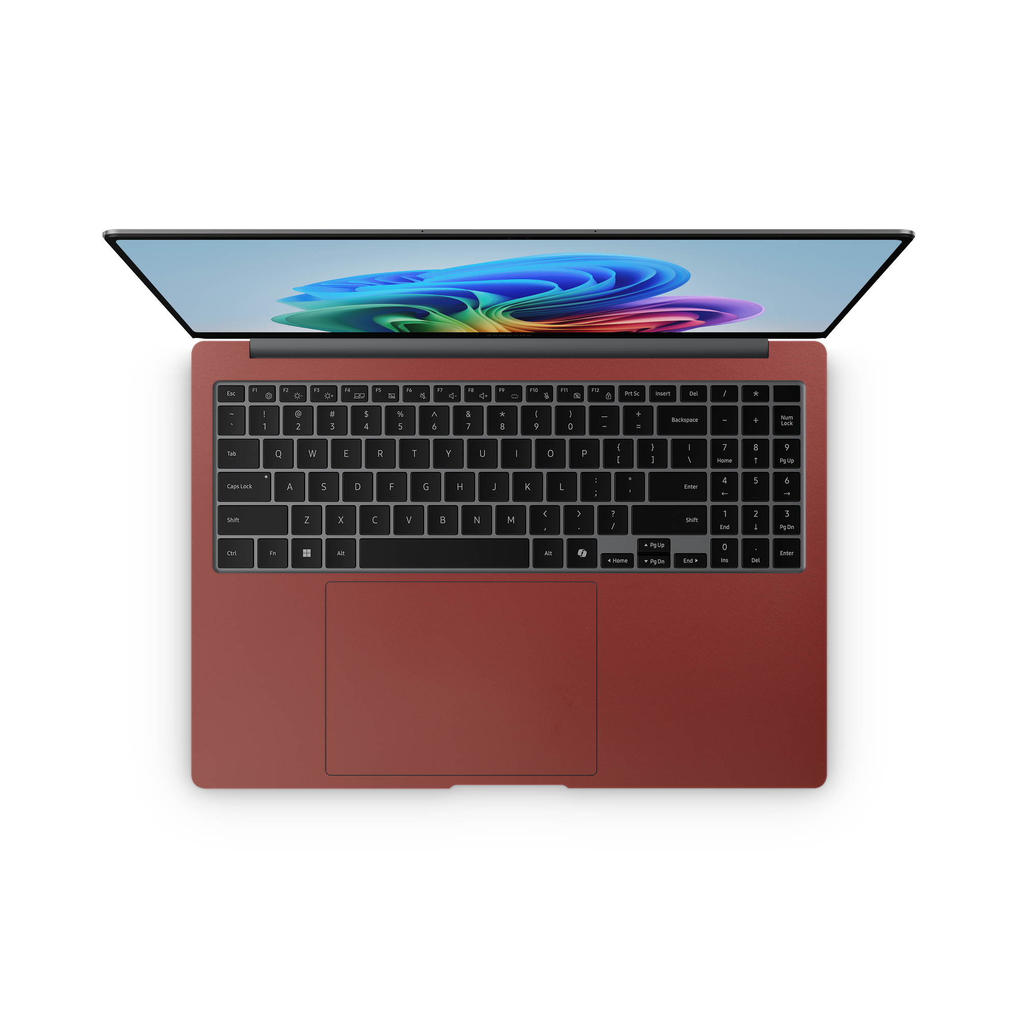 Samsung Galaxy Book2 Pro 15" 2022 Professional Interior Vampire Red Skin Wrap Cover
