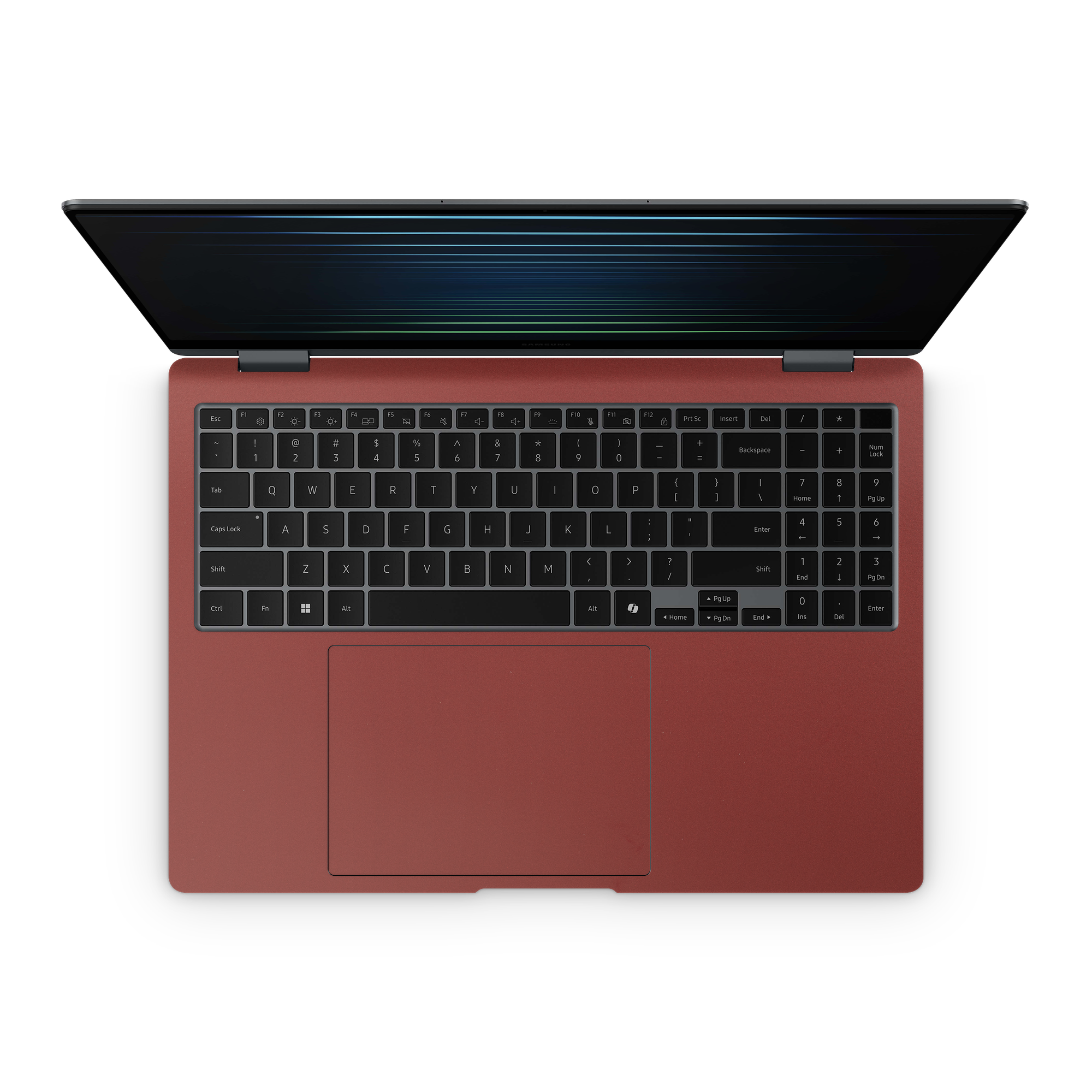 Samsung Galaxy Book3 13" 360 2023 Professional Interior Vampire Red Skin Wrap Cover