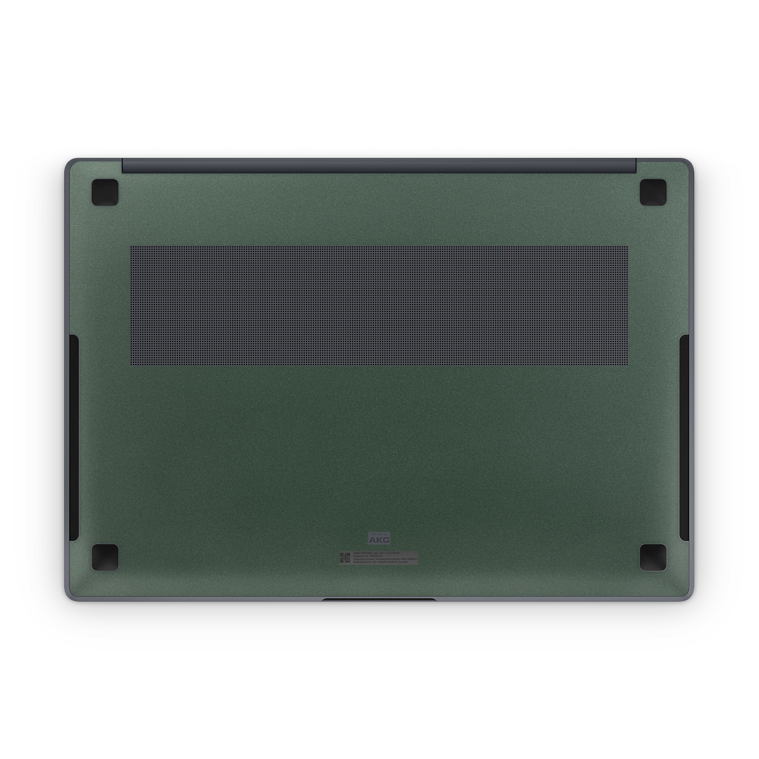 Samsung Galaxy Book3 Ultra 2023 Professional Bottom Matte Green Metallic Skin Wrap Cover