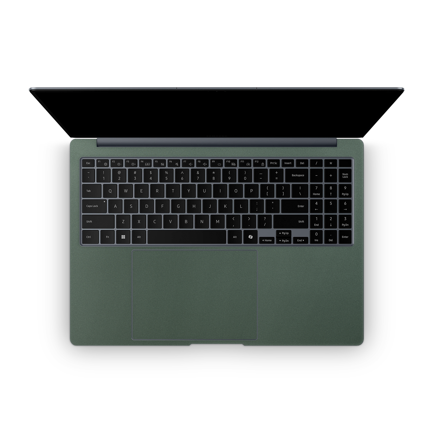 Samsung Galaxy Book3 Ultra 2023 Professional Interior Matte Green Metallic Skin Wrap Cover