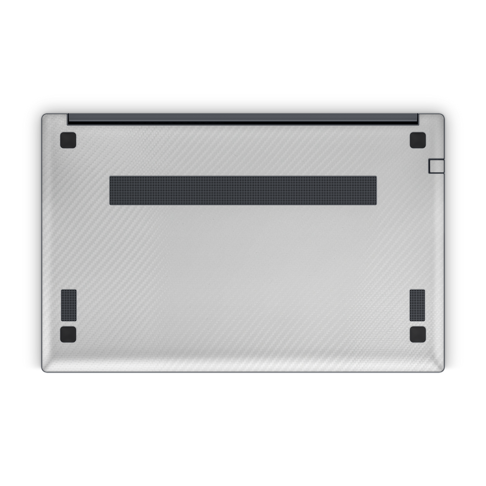 Samsung Galaxy Book4 15 Professional Bottom White Carbon Fiber Skin Wrap Cover