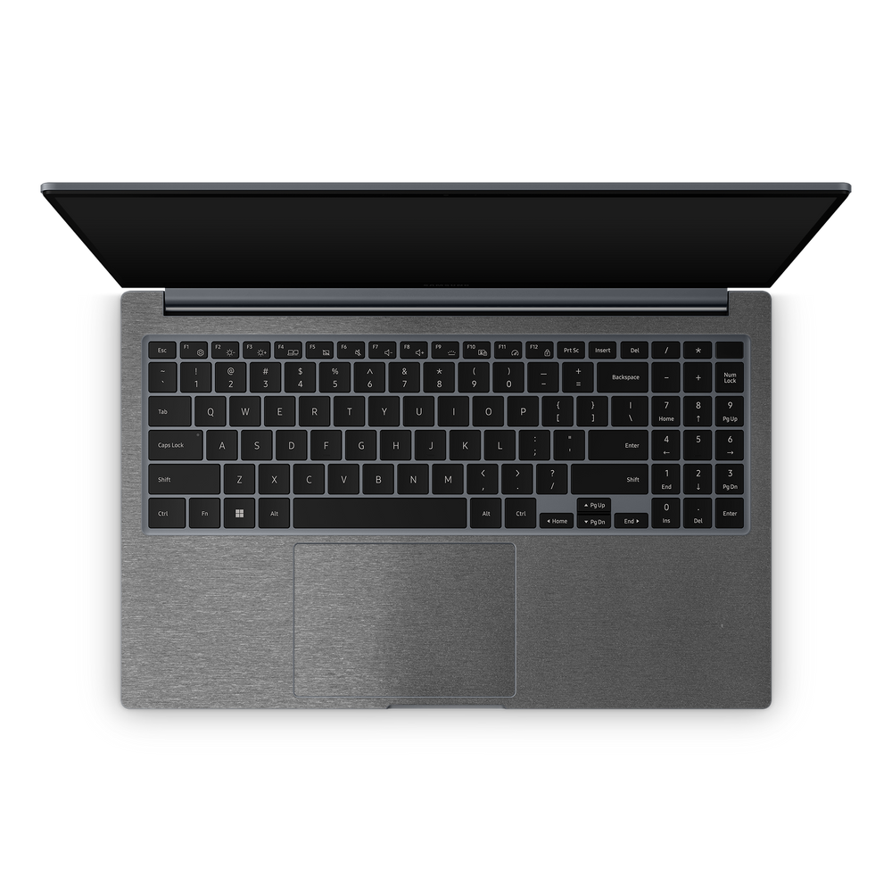 Samsung Galaxy Book4 15 Professional Interior Brushed Black Skin Wrap Cover