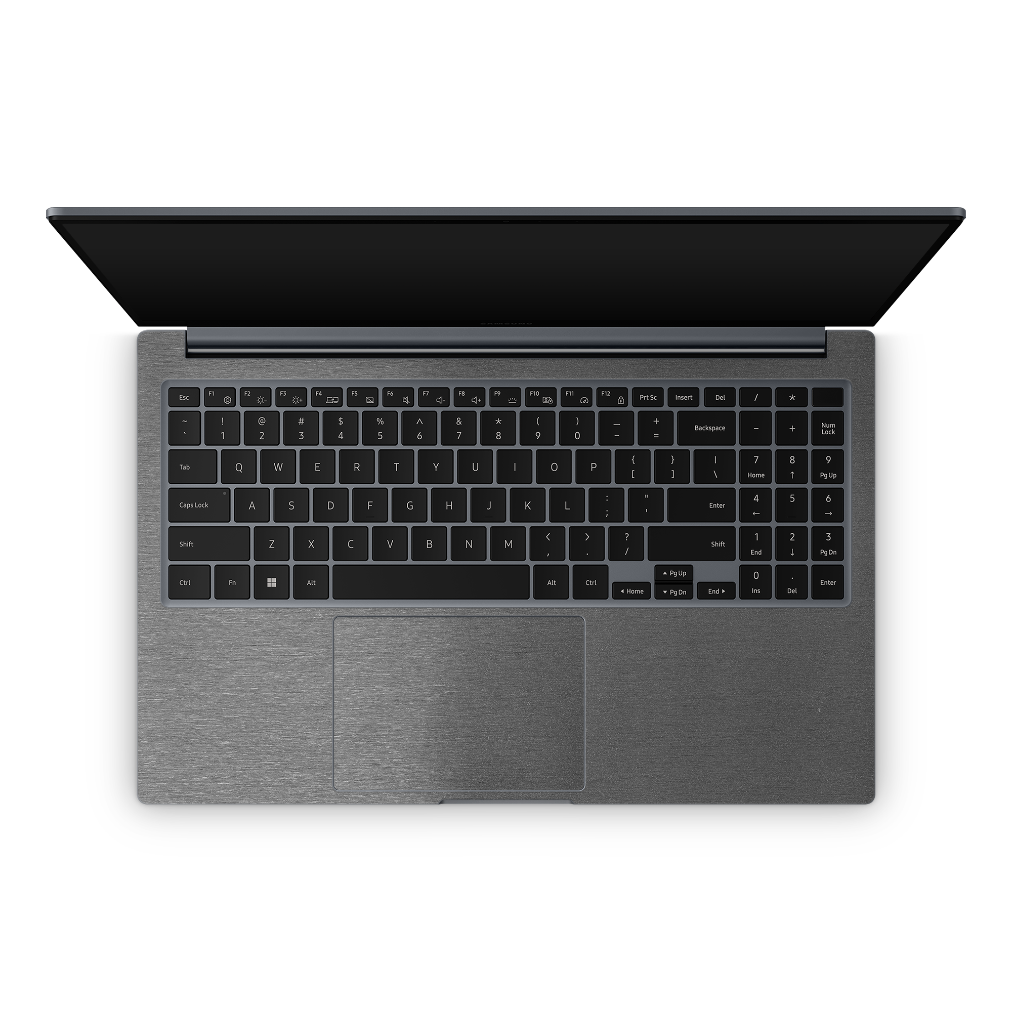 Samsung Galaxy Book4 15 Professional Interior Brushed Black Skin Wrap Cover