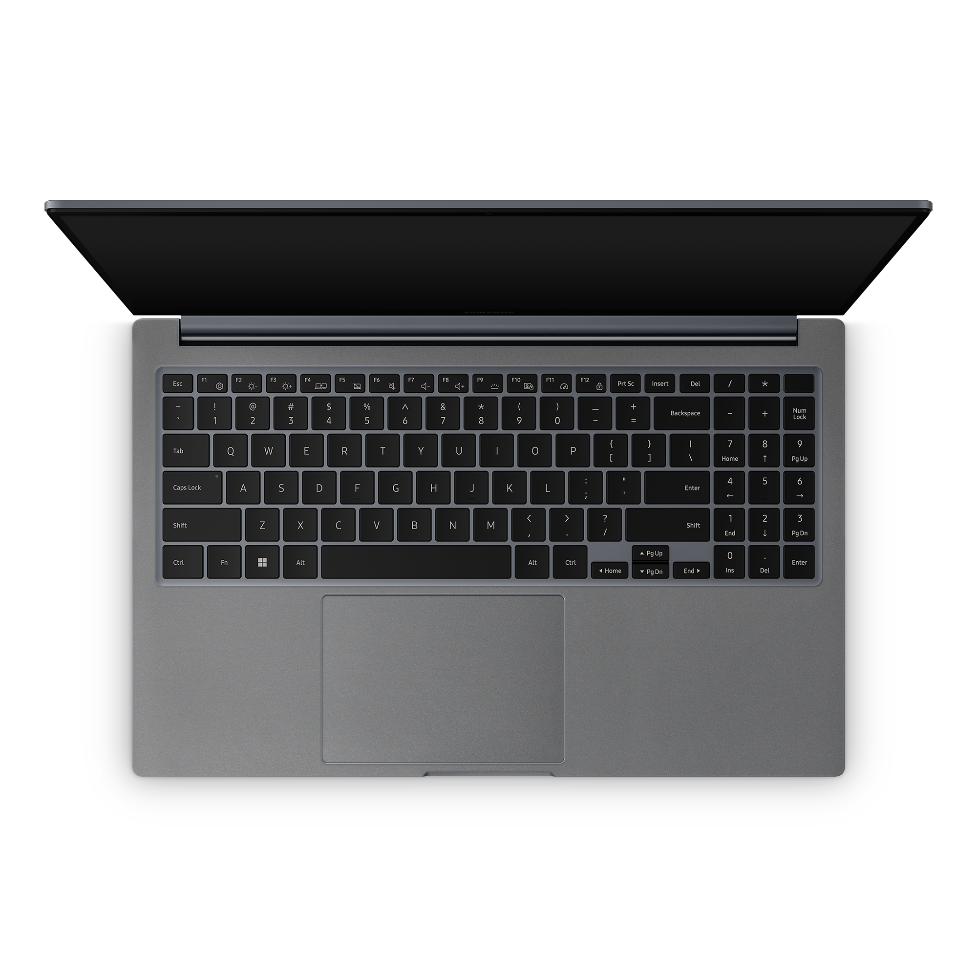 Samsung Galaxy Book4 15 Professional Interior Charcoal Grey Skin Wrap Cover