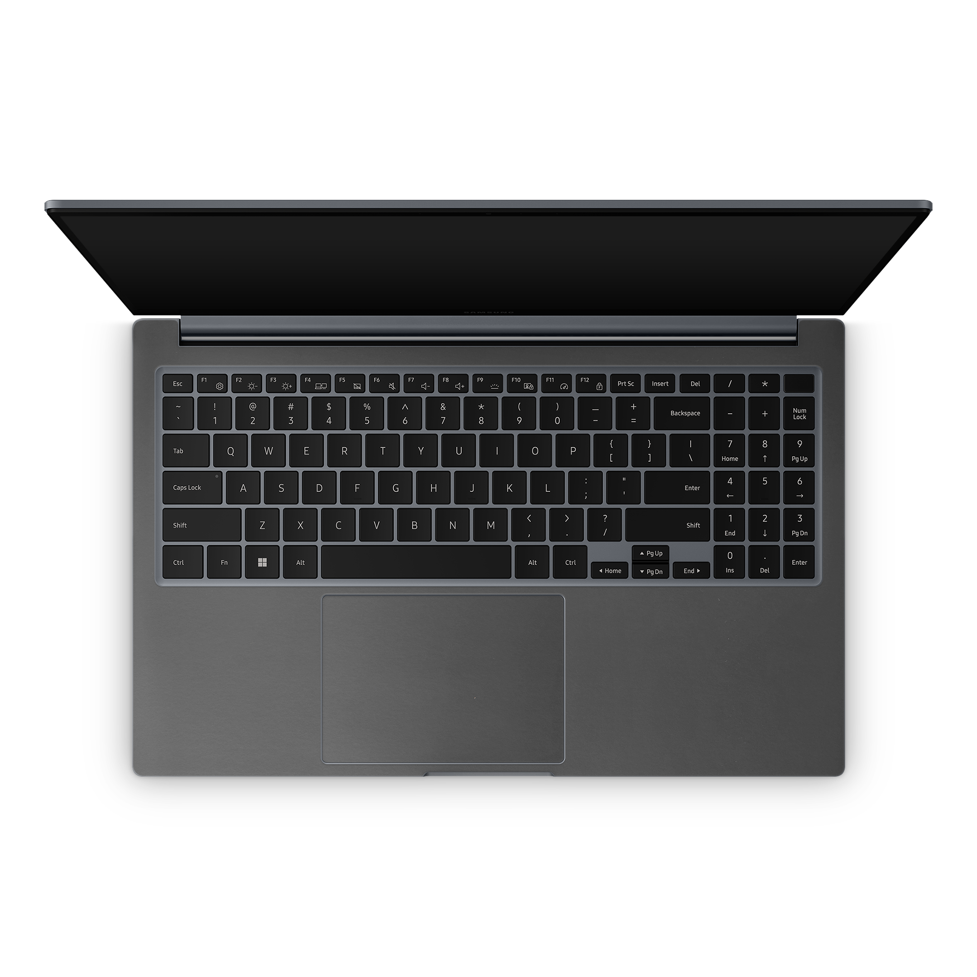 Samsung Galaxy Book4 15 Professional Interior Matte Black Skin Wrap Cover