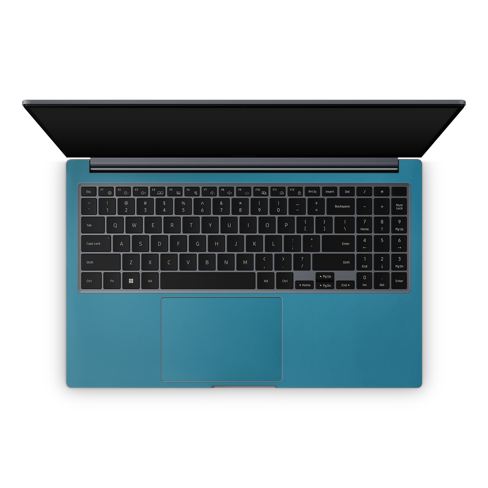 Samsung Galaxy Book4 15 Professional Interior Satin Ocean Shimmer Skin Wrap Cover