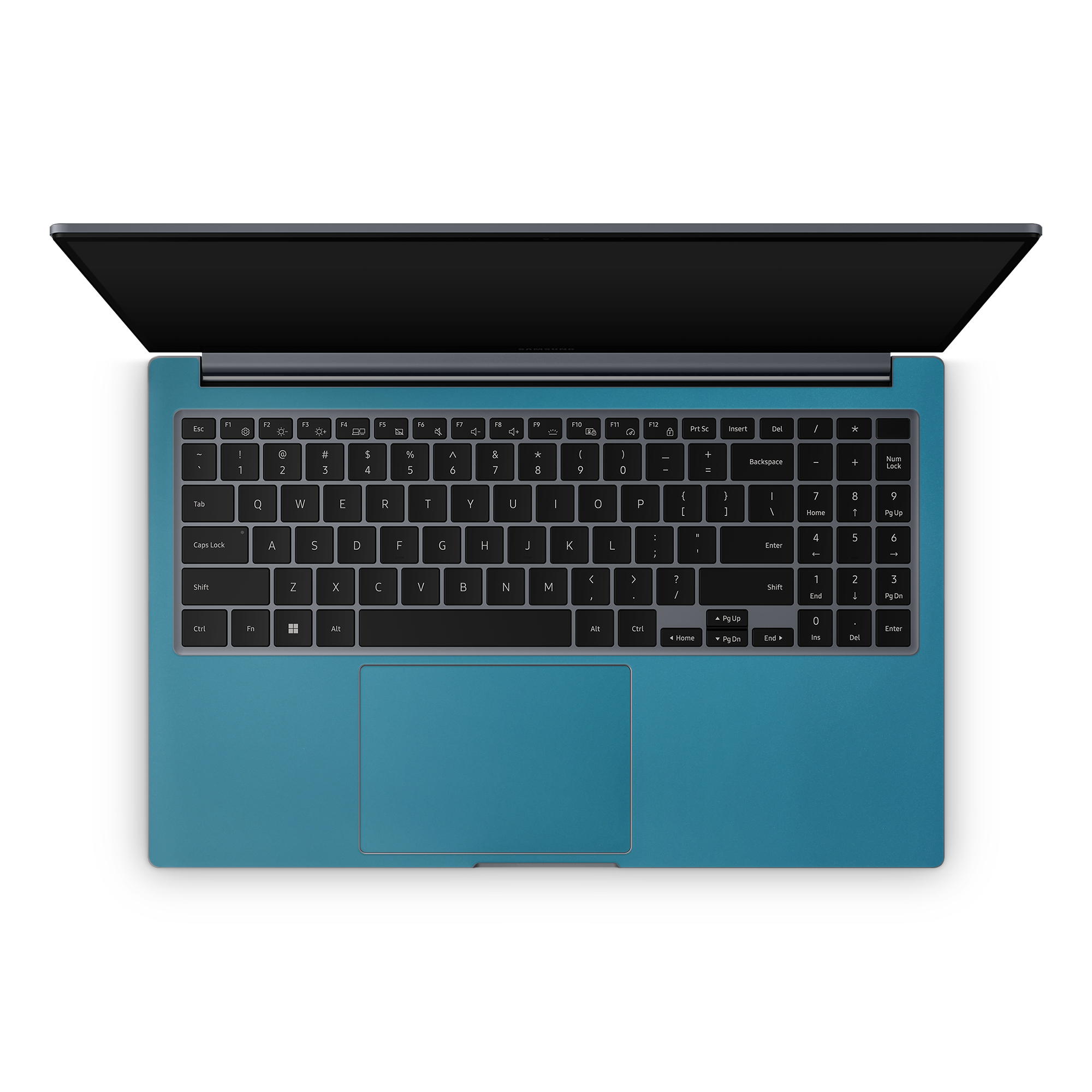 Samsung Galaxy Book4 15 Professional Interior Satin Ocean Shimmer Skin Wrap Cover