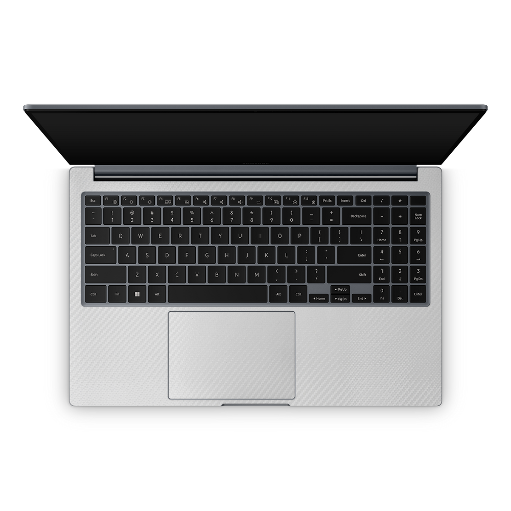 Samsung Galaxy Book4 15 Professional Interior White Carbon Fiber Skin Wrap Cover