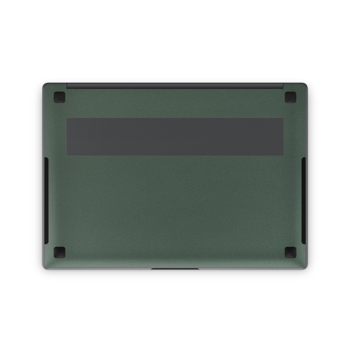 Samsung Galaxy Book4 Edge 14" 2024 Premium Bottom Matte Green Metallic Skin Wrap Cover