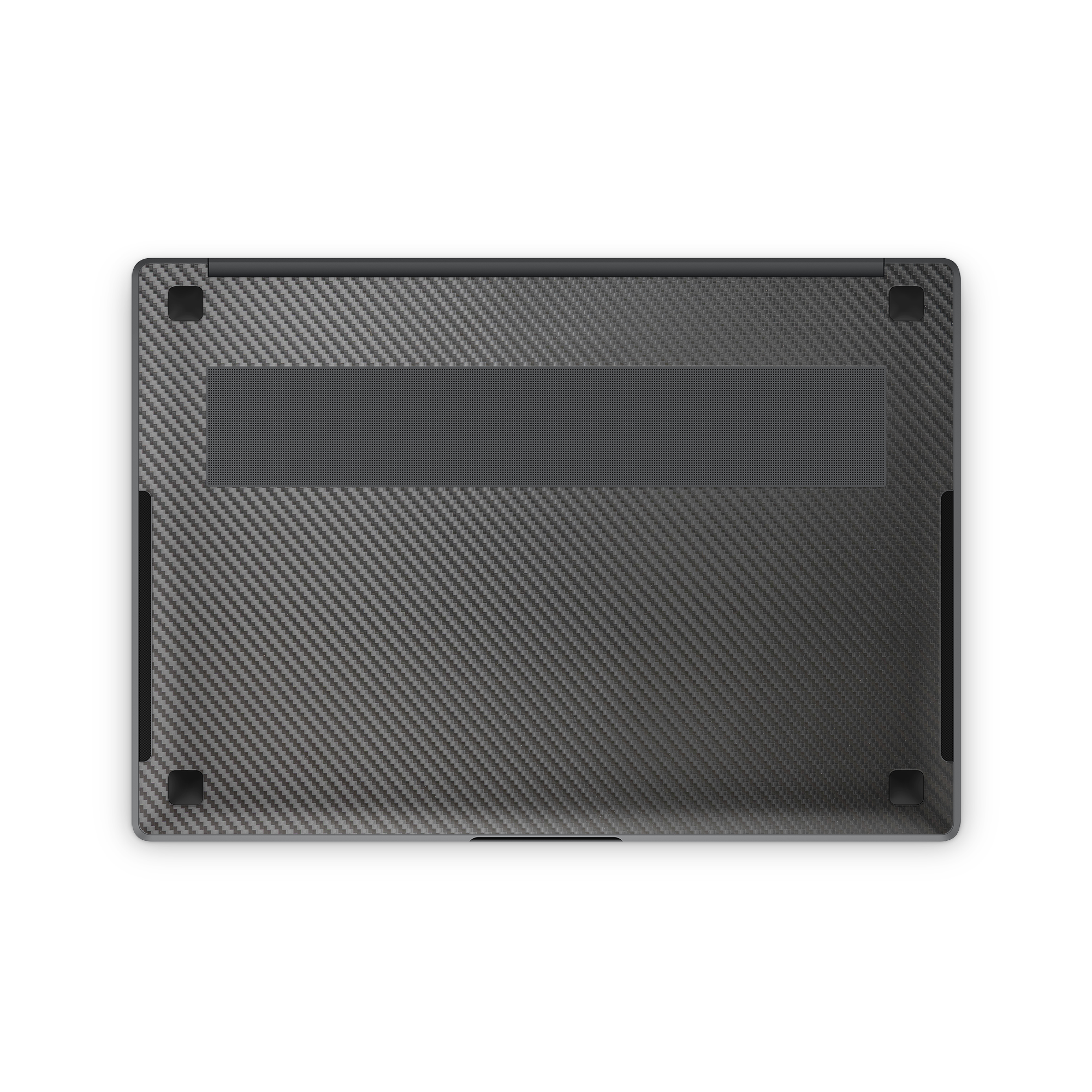 Samsung Galaxy Book4 Professional 14 Professional Bottom Black Carbon Fiber Skin Wrap Cover