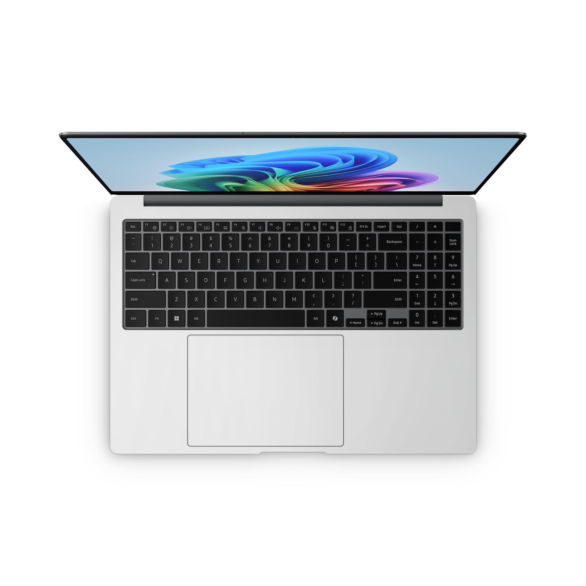 Samsung Galaxy Book4 Professional 14 Professional Interior Satin White Skin Wrap Cover
