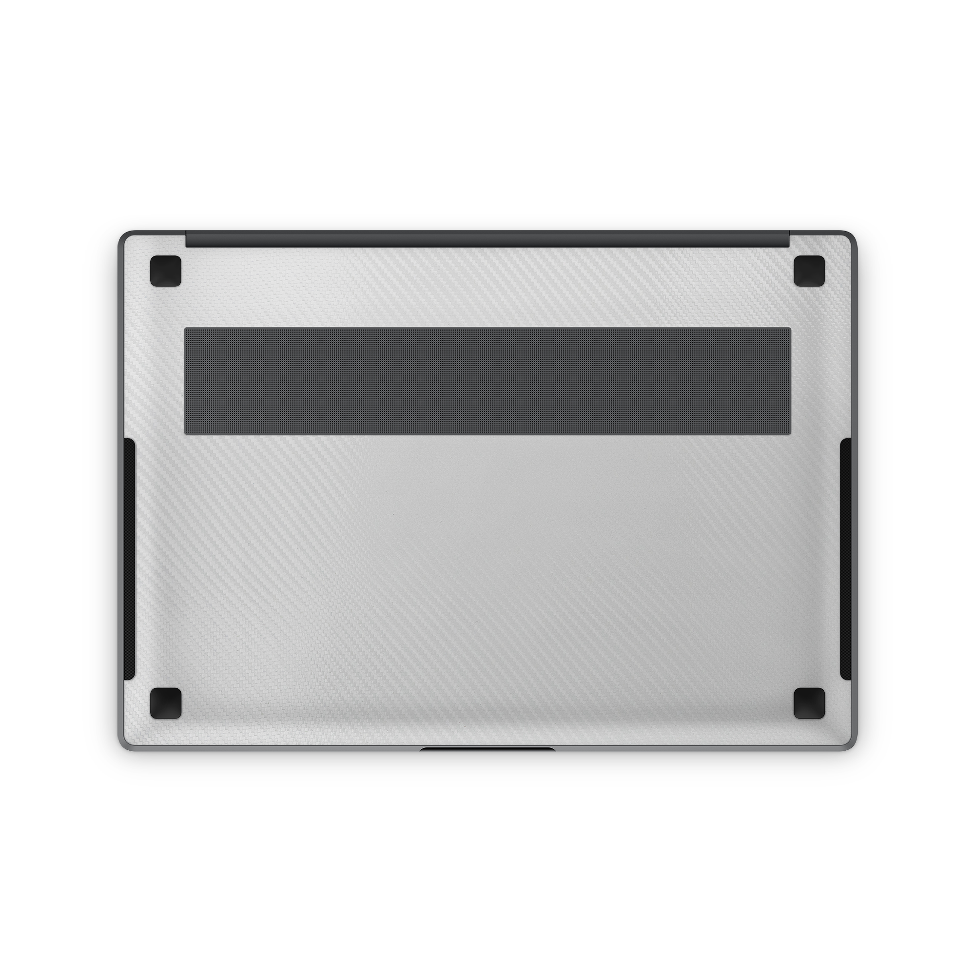 Samsung Galaxy Book4 Professional 16 360 Professional Bottom White Carbon Fiber Skin Wrap Cover