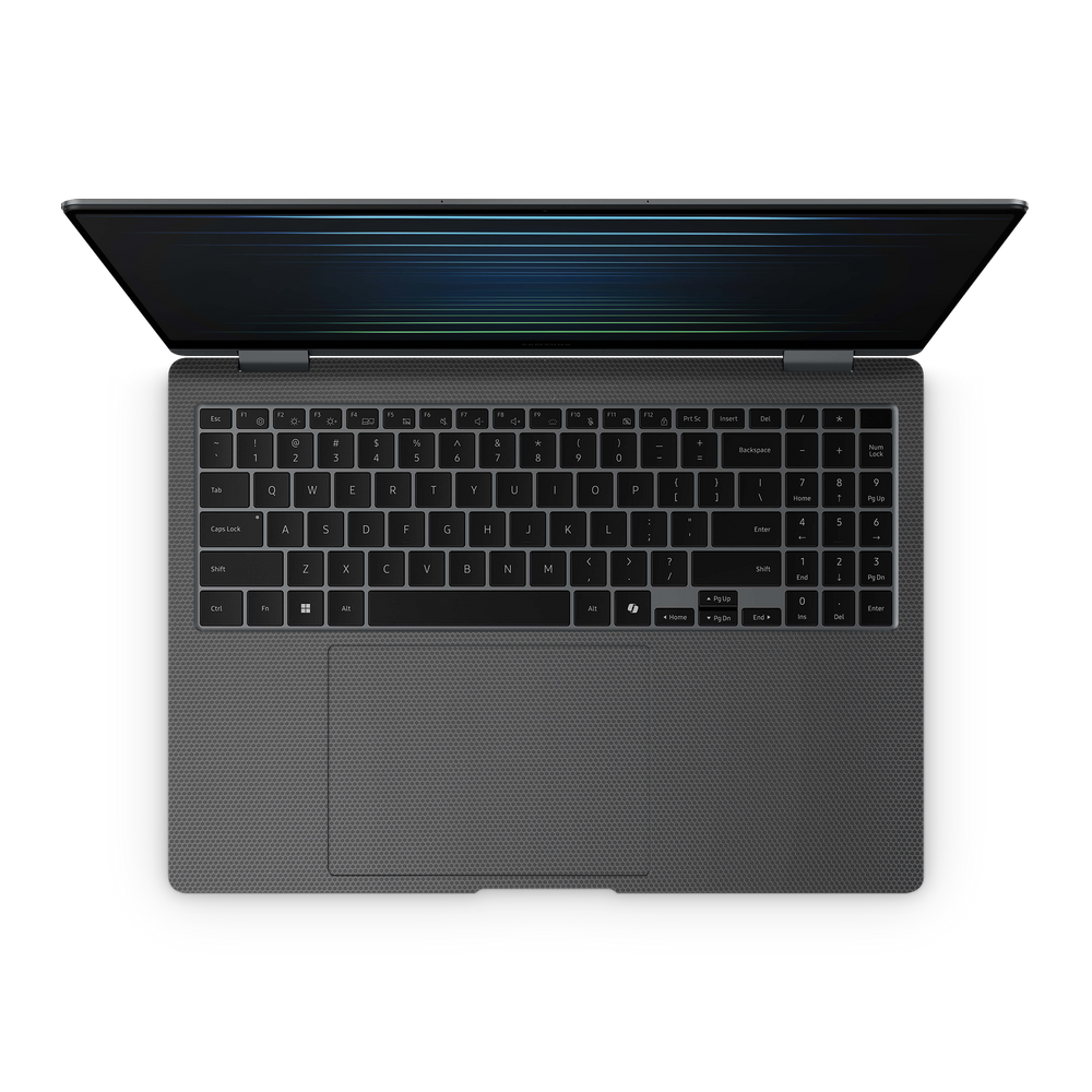 Samsung Galaxy Book4 Professional 16 360 Professional Interior Black Matrix Skin Wrap Cover