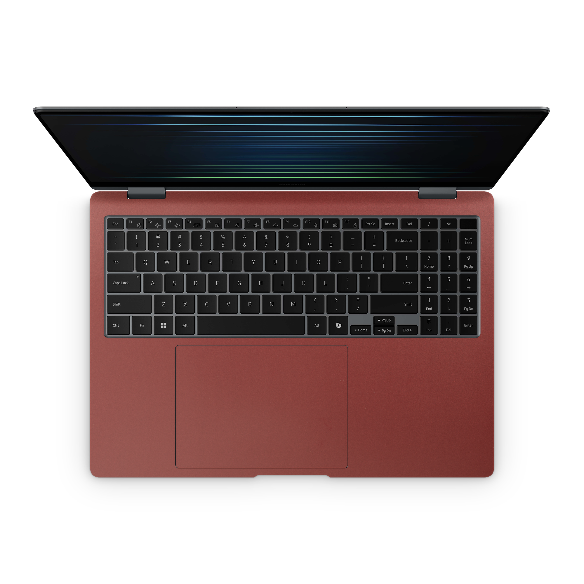 Samsung Galaxy Book4 Pro 16" 360 2024 Professional Interior Vampire Red Skin Wrap Cover