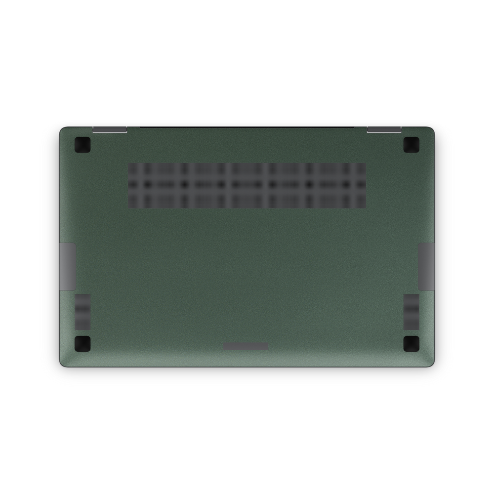 Samsung Galaxy Book5 16" 360 2025 Professional Bottom Matte Green Metallic Skin Wrap Cover