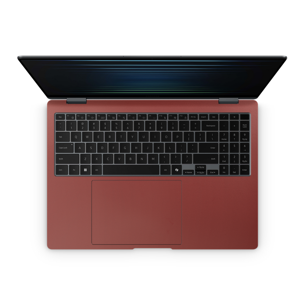 Samsung Galaxy Book5 16" 360 2025 Professional Interior Vampire Red Skin Wrap Cover