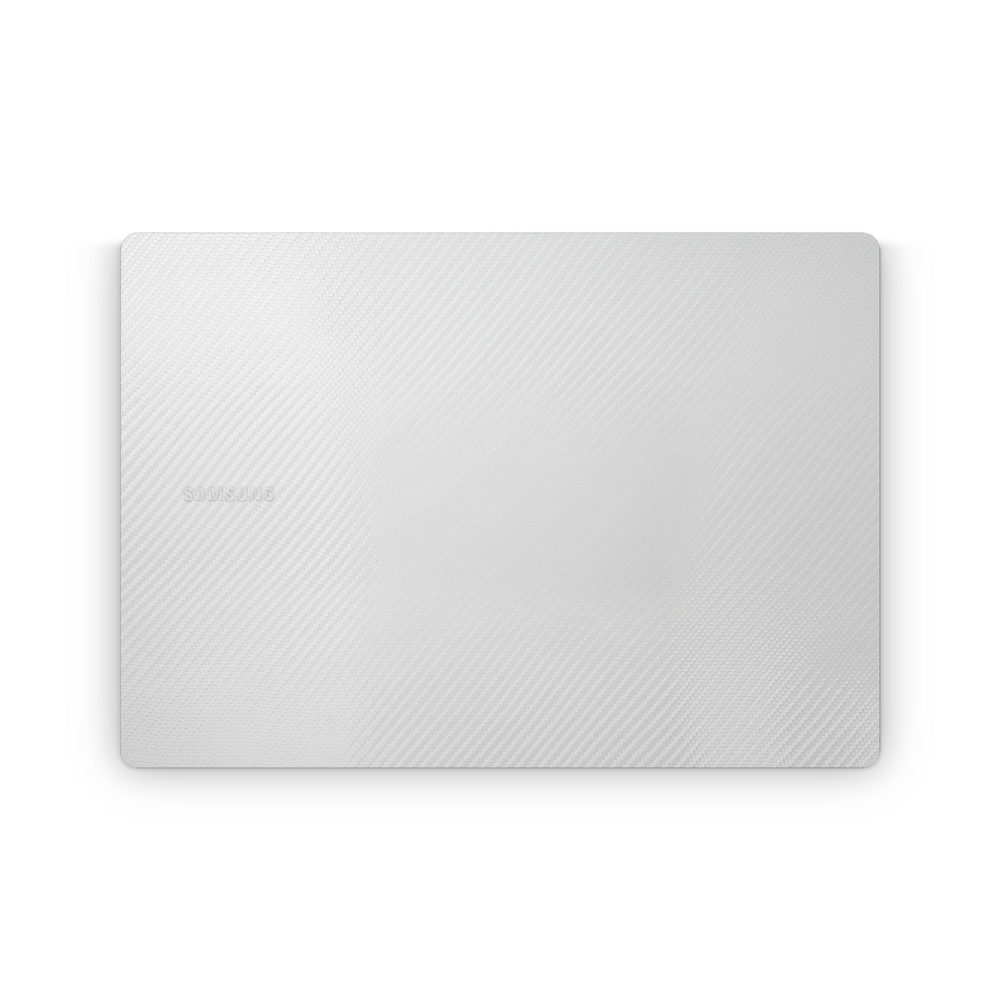 Samsung Galaxy Book5 Professional 14 Essentials Professional White Carbon Fiber Skin Wrap Cover
