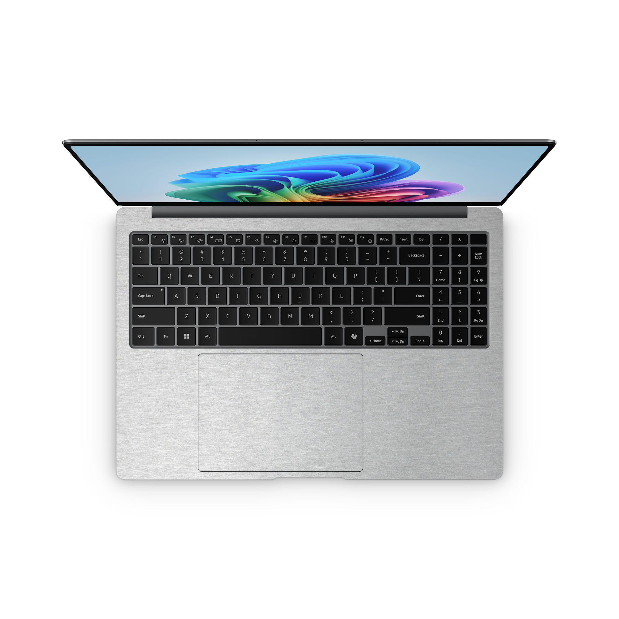 Samsung Galaxy Book5 Professional 14 Professional Interior Brushed Aluminum Skin Wrap Cover