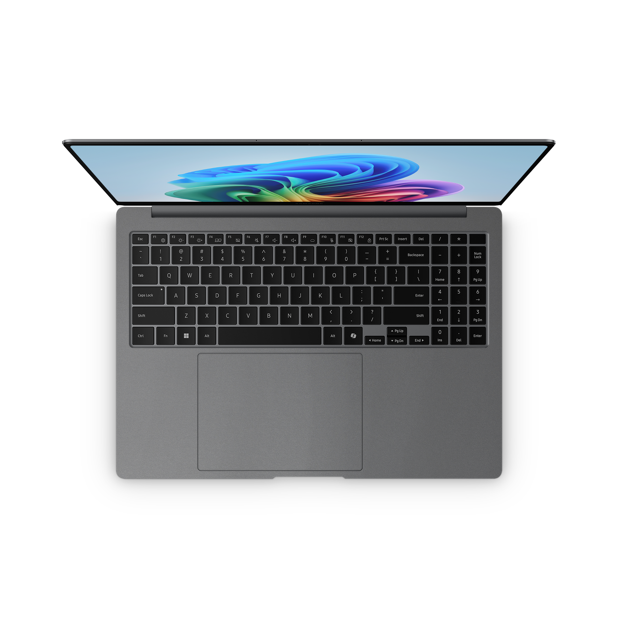 Samsung Galaxy Book5 Professional 14 Professional Interior Charcoal Grey Skin Wrap Cover