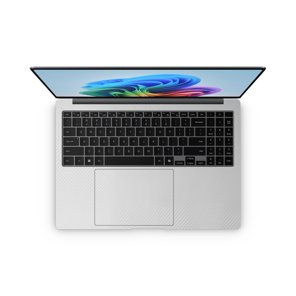 Samsung Galaxy Book5 Professional 14 Professional Interior White Carbon Fiber Skin Wrap Cover