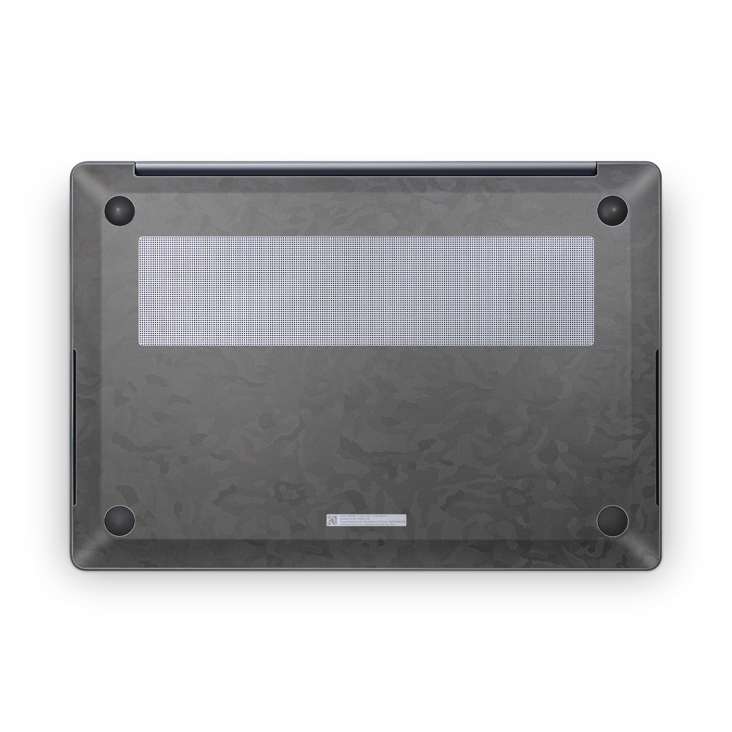 Samsung Galaxy Book6 Ultra 2026 Ultimate Bottom Black Camo Skin Wrap Cover