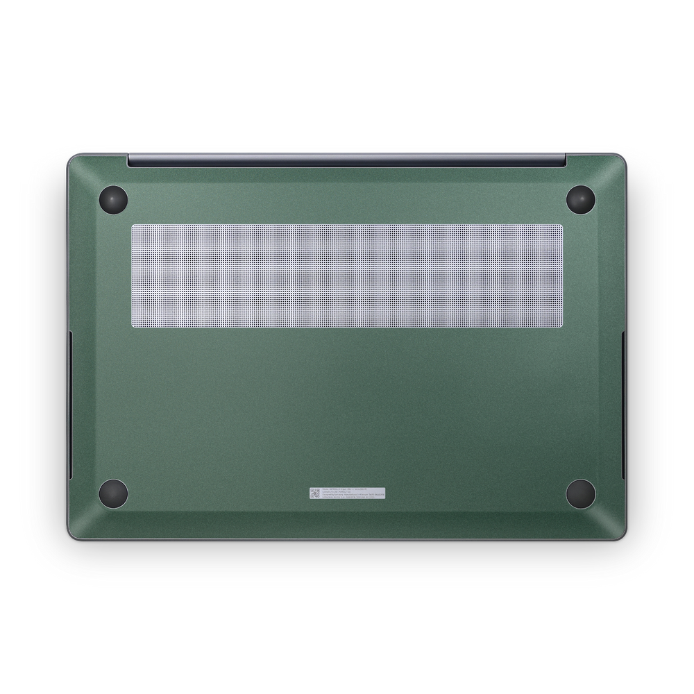 Samsung Galaxy Book6 Ultra 2026 Ultimate Bottom Matte Green Metallic Skin Wrap Cover