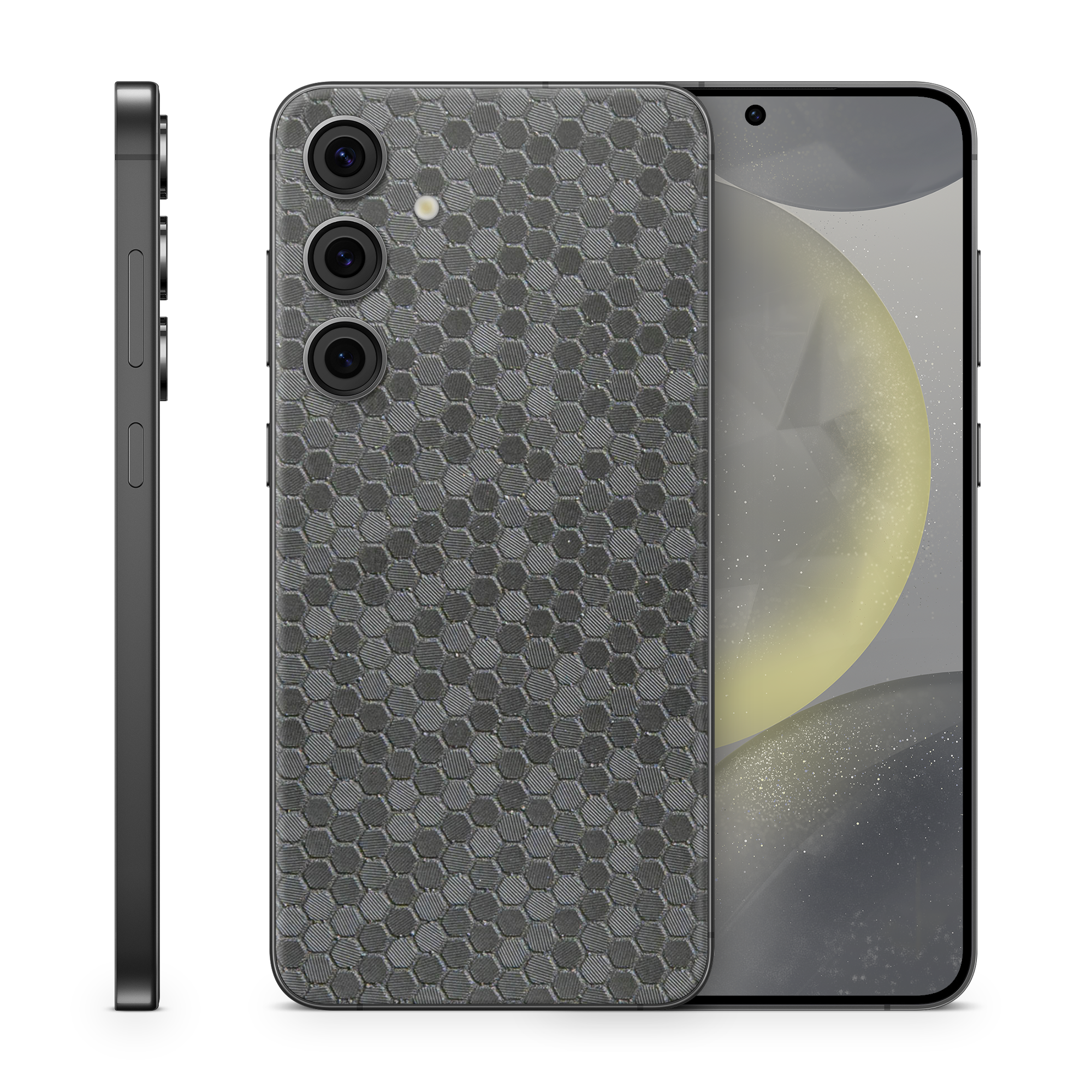 Samsung Galaxy S23 Essentials Black Honeycomb Skin Wrap Cover