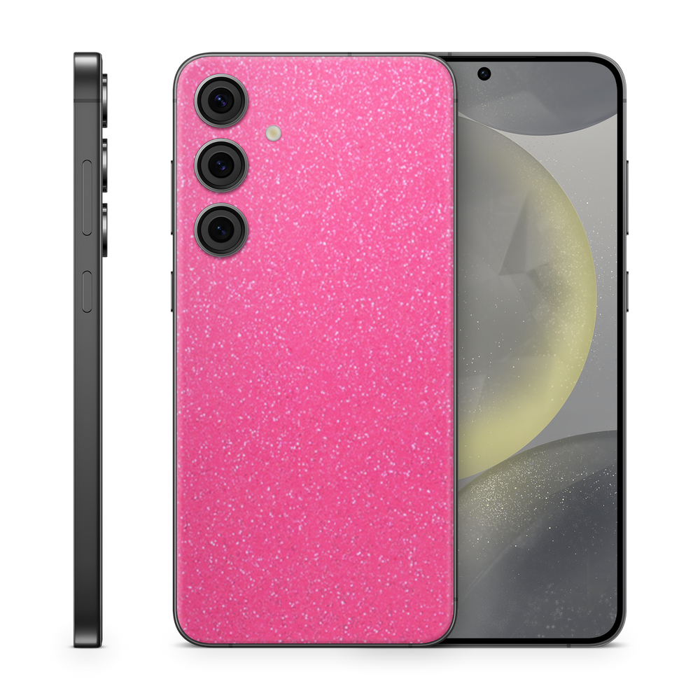 Samsung Galaxy S23 Essentials Pink Glitterbomb Skin Wrap Cover